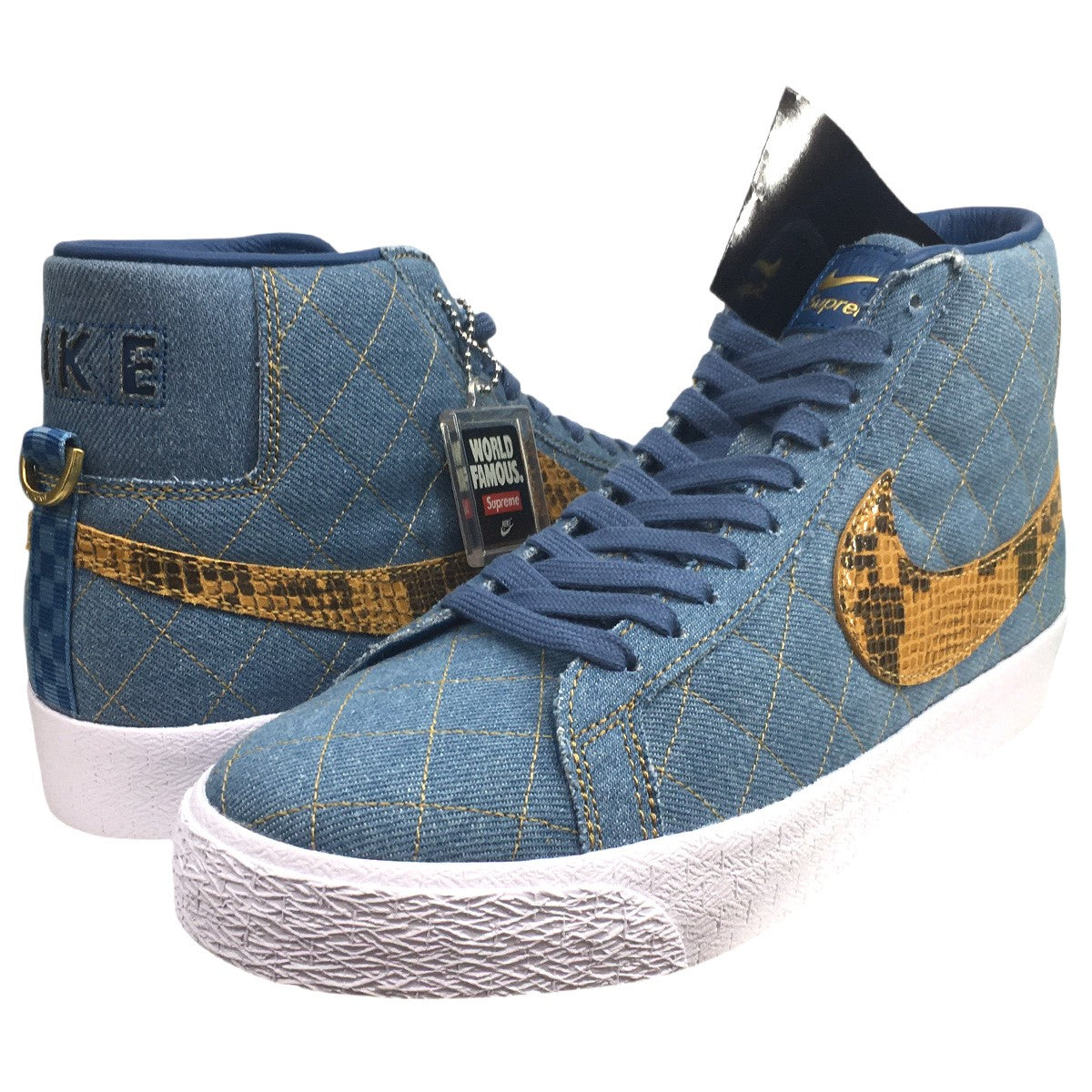 22AW Nike×Supreme デニムマウンテンパーカー　蛇柄 22AW Nike×Supreme デニムマウンテンパーカー 蛇柄