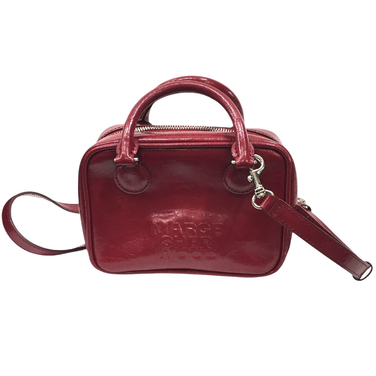 MARGESHERWOOD(マージシャーウッド) ロゴ レザー ミニ スモール