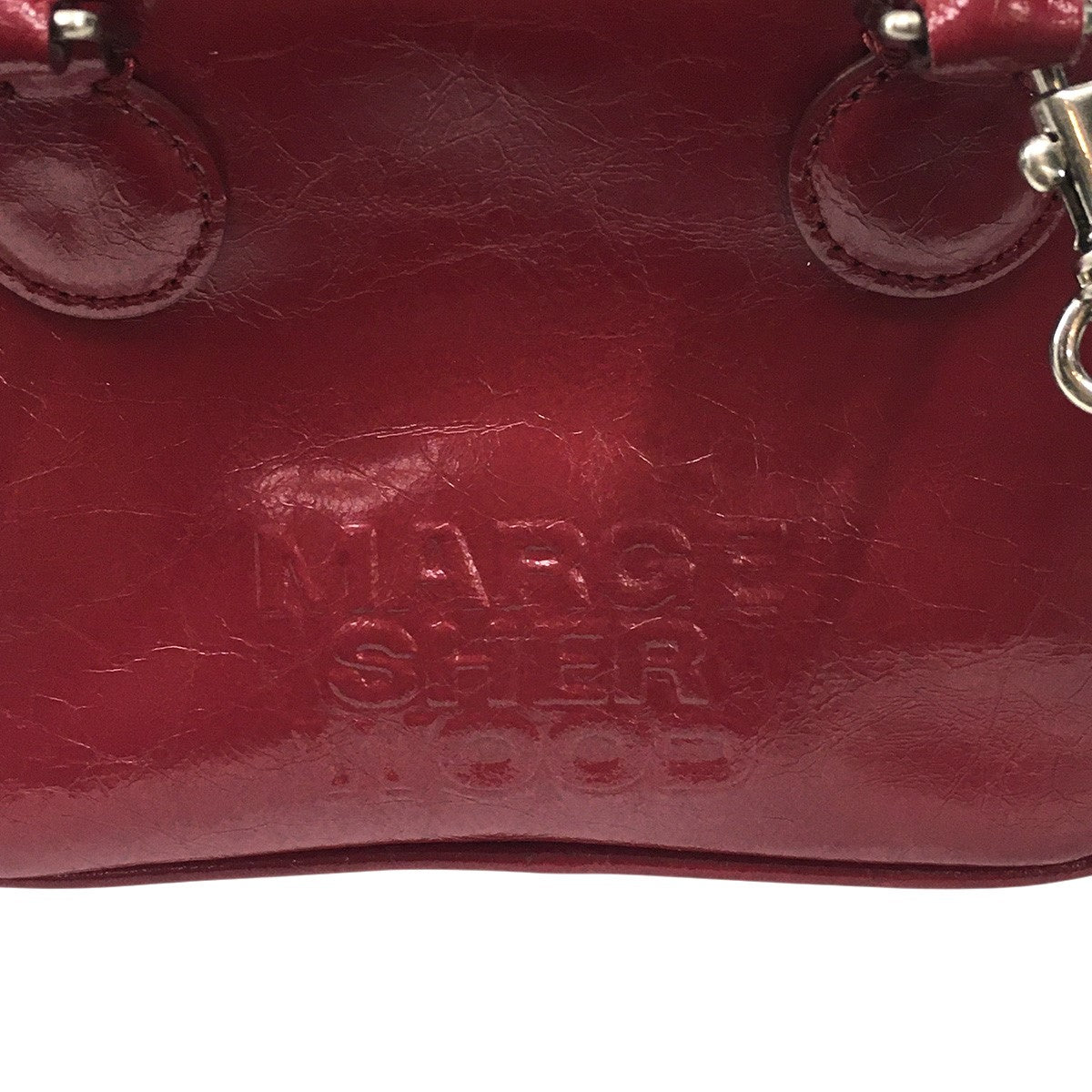 MARGESHERWOOD(マージシャーウッド) ロゴ レザー ミニ スモール