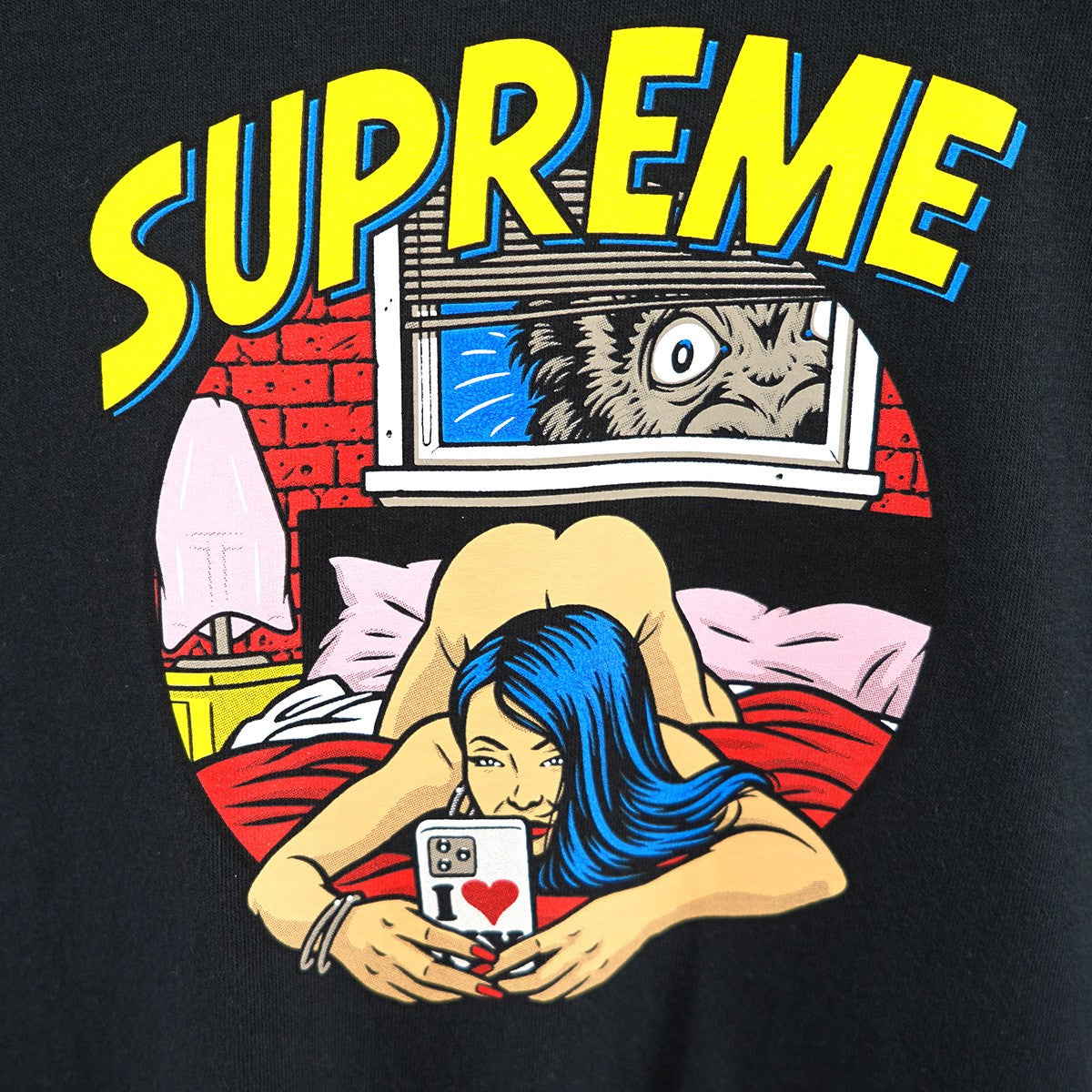 Supreme 25SS Bedroom Tee ベッドルーム ロゴ ガール Tシャツ 古着・中古-2枚目のアイテム画像