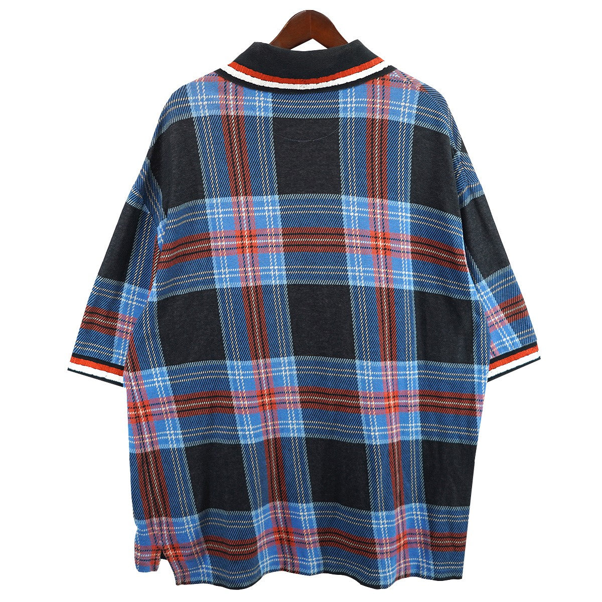 CHARLES JEFFREY LOVERBOY×FRED PERRY FRED PERRY チェック ポロシャツ 古着・中古-2枚目のアイテム画像