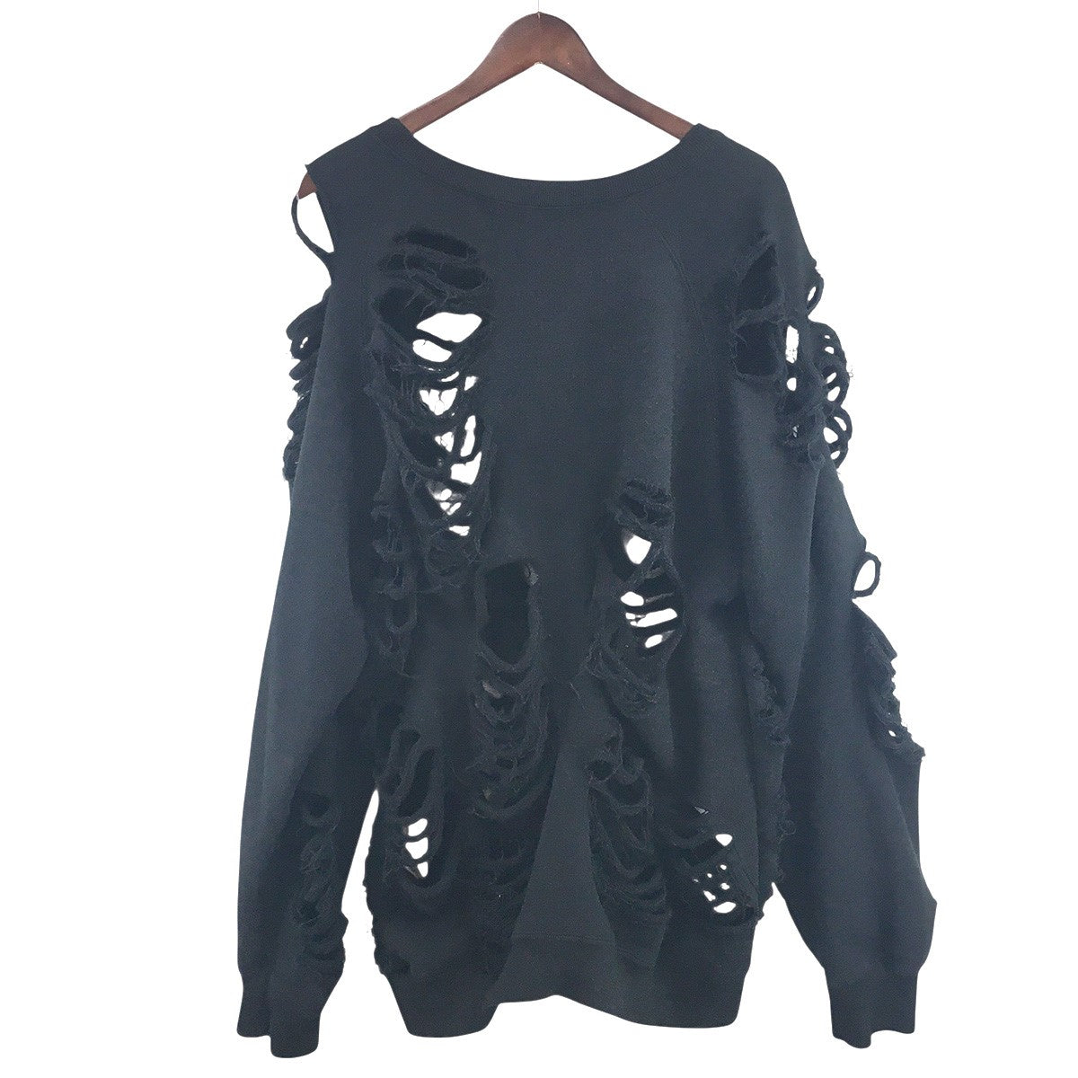 JUN NAKAYAMA(ジュン ナカヤマ) 23AW DISTRESSED CREWNECK SWEATディ