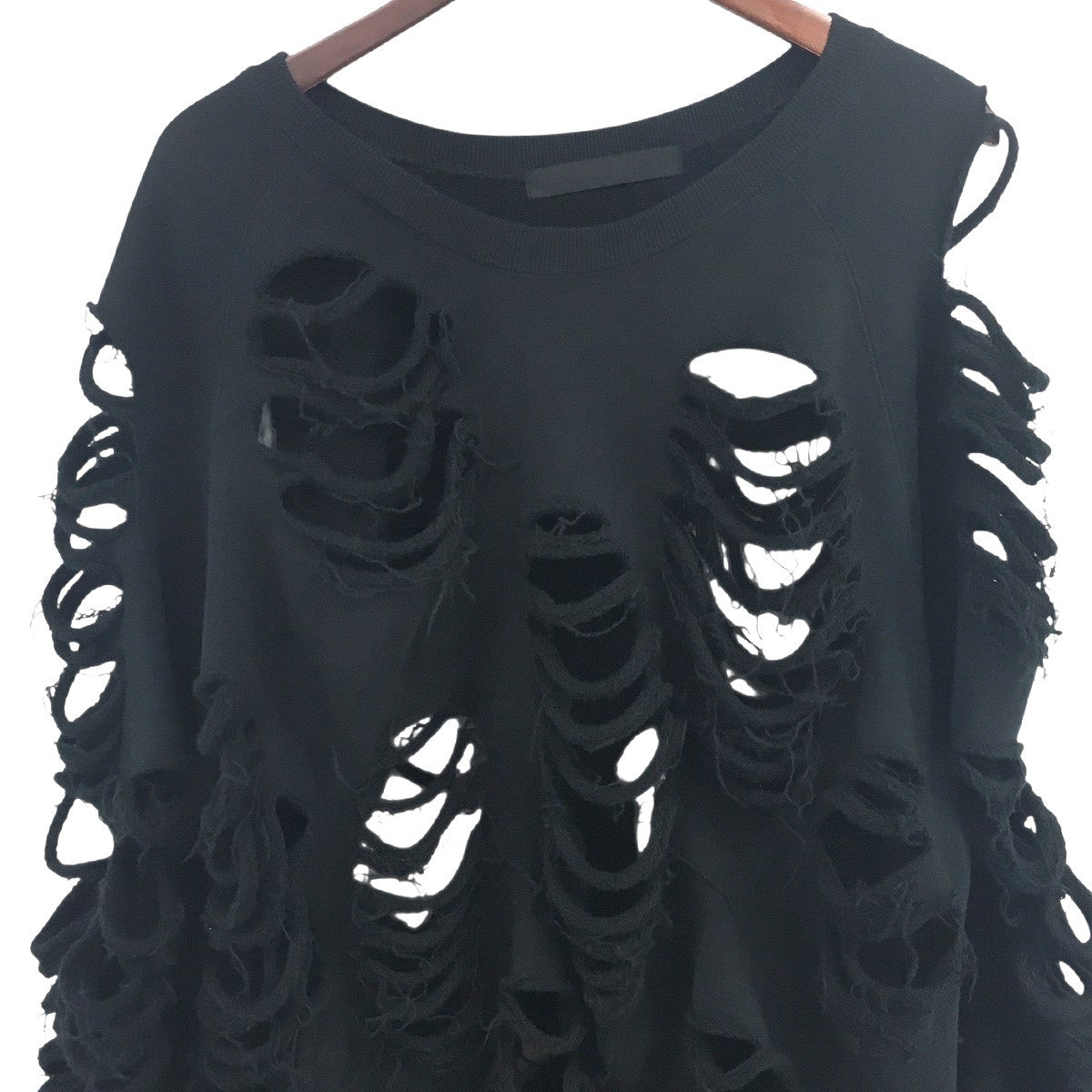 JUN NAKAYAMA(ジュン ナカヤマ) 23AW DISTRESSED CREWNECK SWEATディ