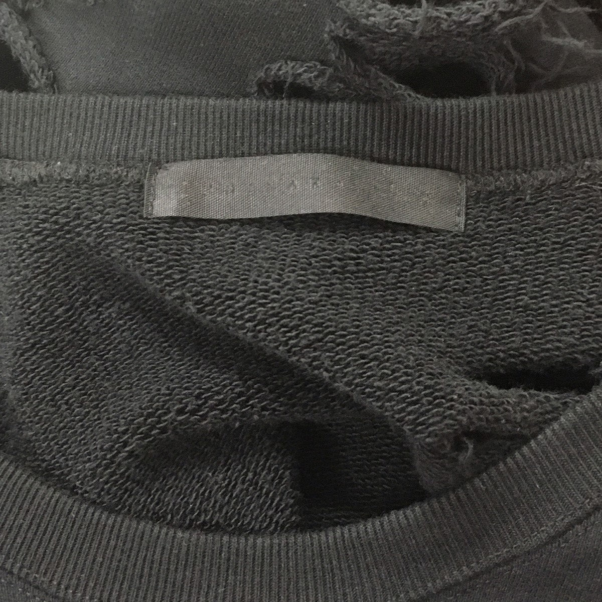 JUN NAKAYAMA(ジュン ナカヤマ) 23AW DISTRESSED CREWNECK SWEATディ