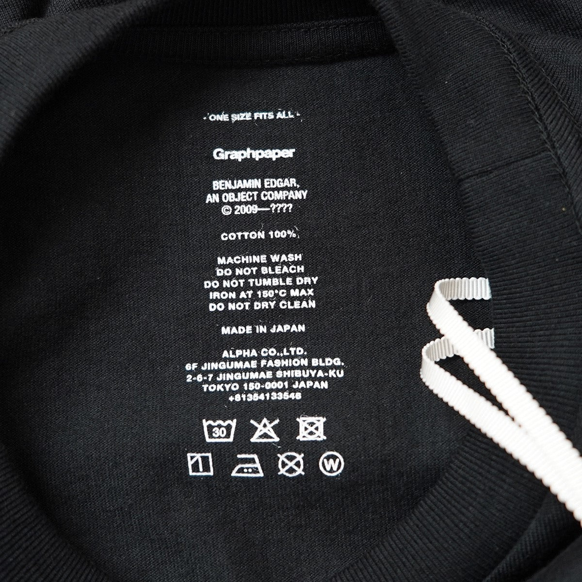 美品　Graphpaper　Ringer L/S Tee　サイズ2 Graphpaper】Fine Cotton Ringer L/S Tee - メルカリ