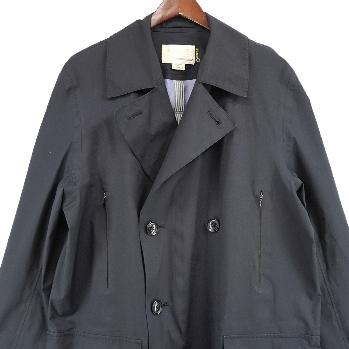 nanamica GORE-TEX／Trench Coat GTX ゴアテックス ナイロントレンチコート 古着・中古-3枚目のアイテム画像