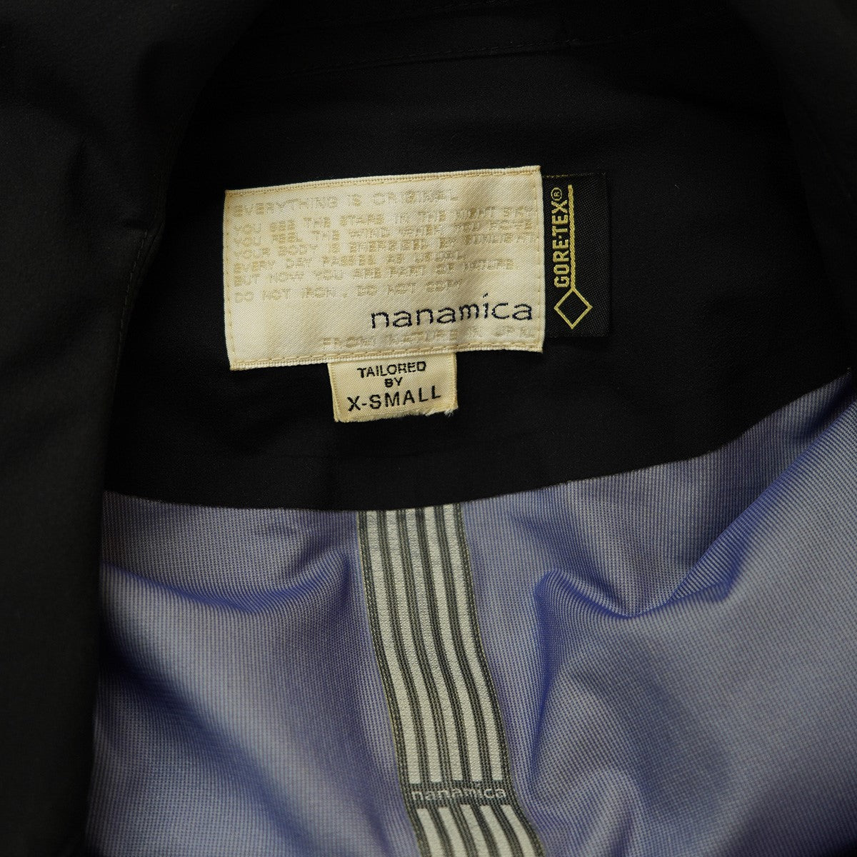 nanamica GORE-TEX／Trench Coat GTX ゴアテックス ナイロントレンチコート 古着・中古-7枚目のアイテム画像
