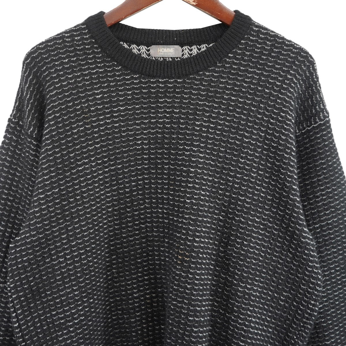 希少 初期 70s 80sコムデギャルソン アンサンブル ニット 総柄 希少 初期 70s 80sコムデギャルソン アンサンブル ニット 総柄