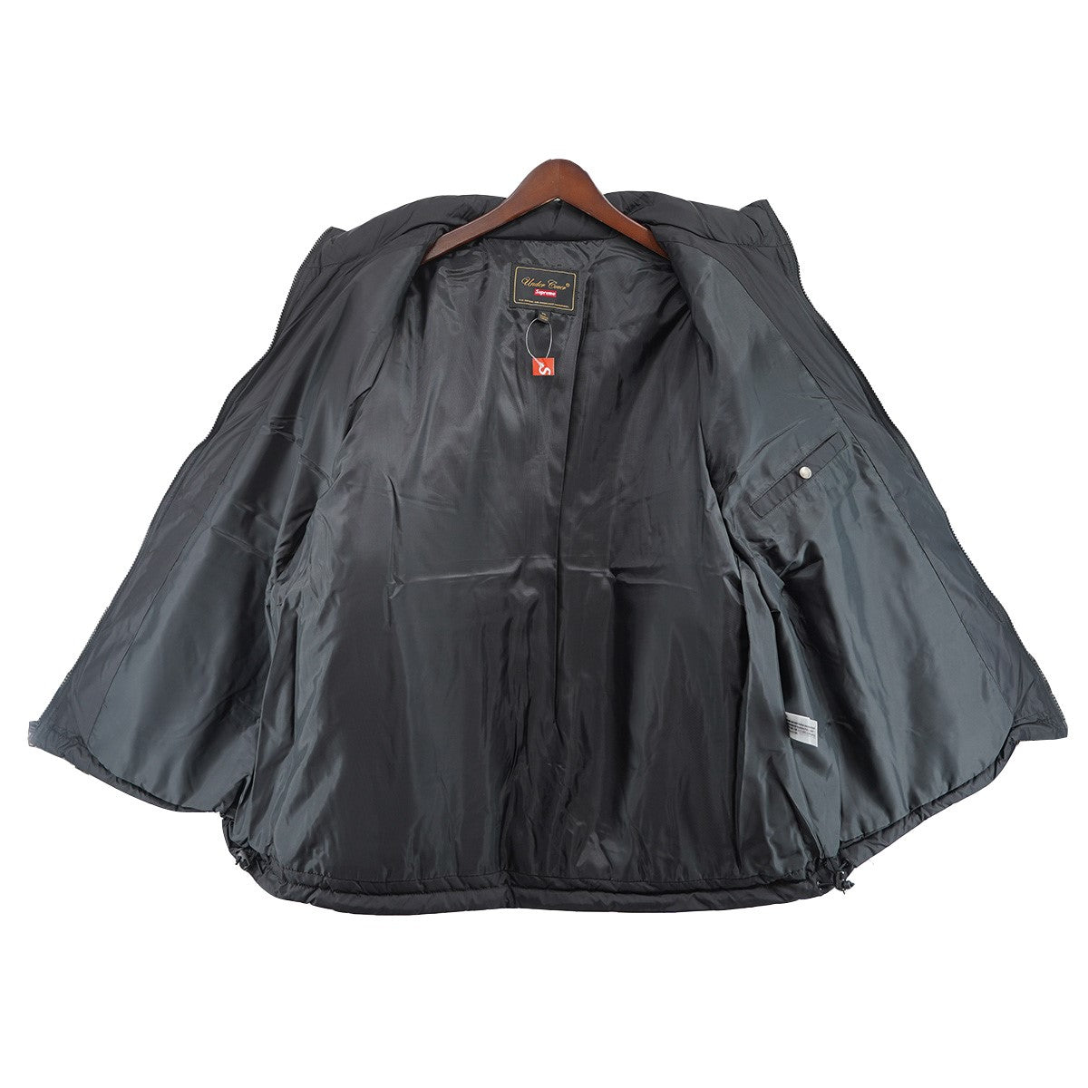 Supreme×UNDERCOVER 23SS Undercover Puffer Jacket 袖レザー 切替