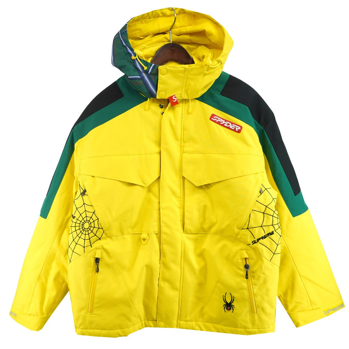 24AW Spyder Technical Jacketスパイダー ロゴ フード フーデッド テクニカル ジャケット
