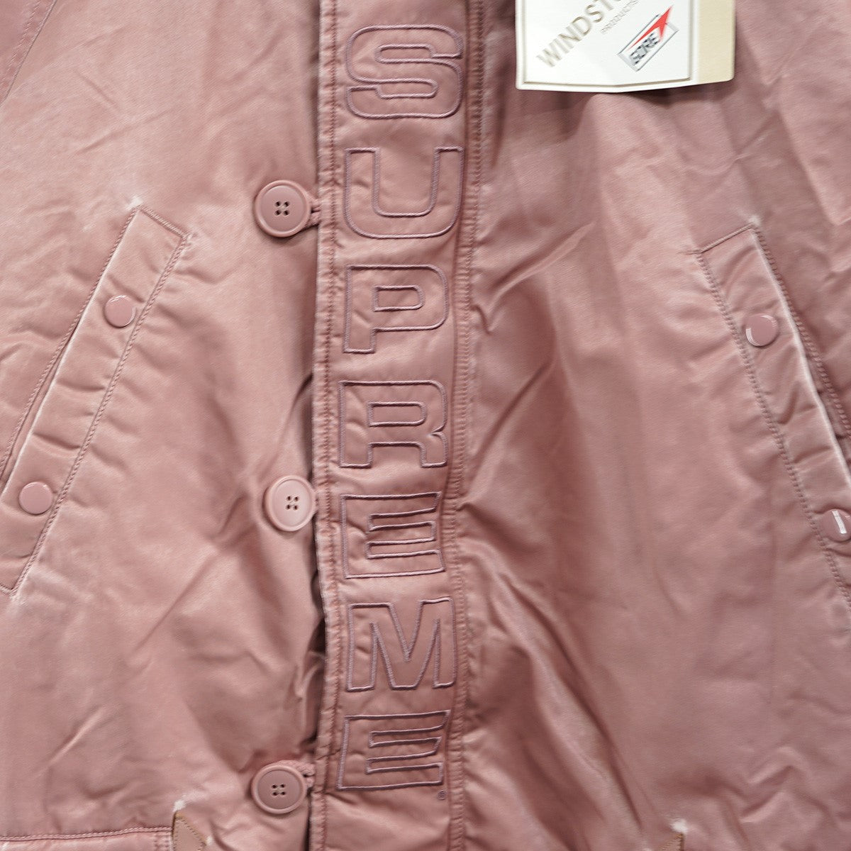 24AW Washed Flight Satin N-3B Parkaロゴ ウォッシュド フライト サテン N-3B パーカー 加工 ジャケット