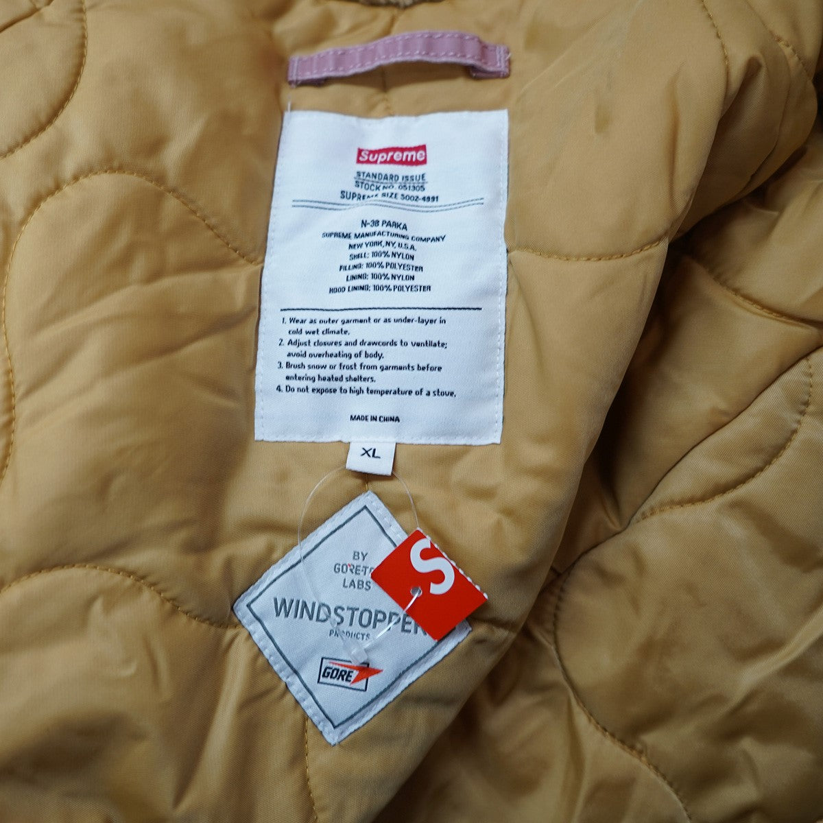 24AW Washed Flight Satin N-3B Parkaロゴ ウォッシュド フライト サテン N-3B パーカー 加工 ジャケット