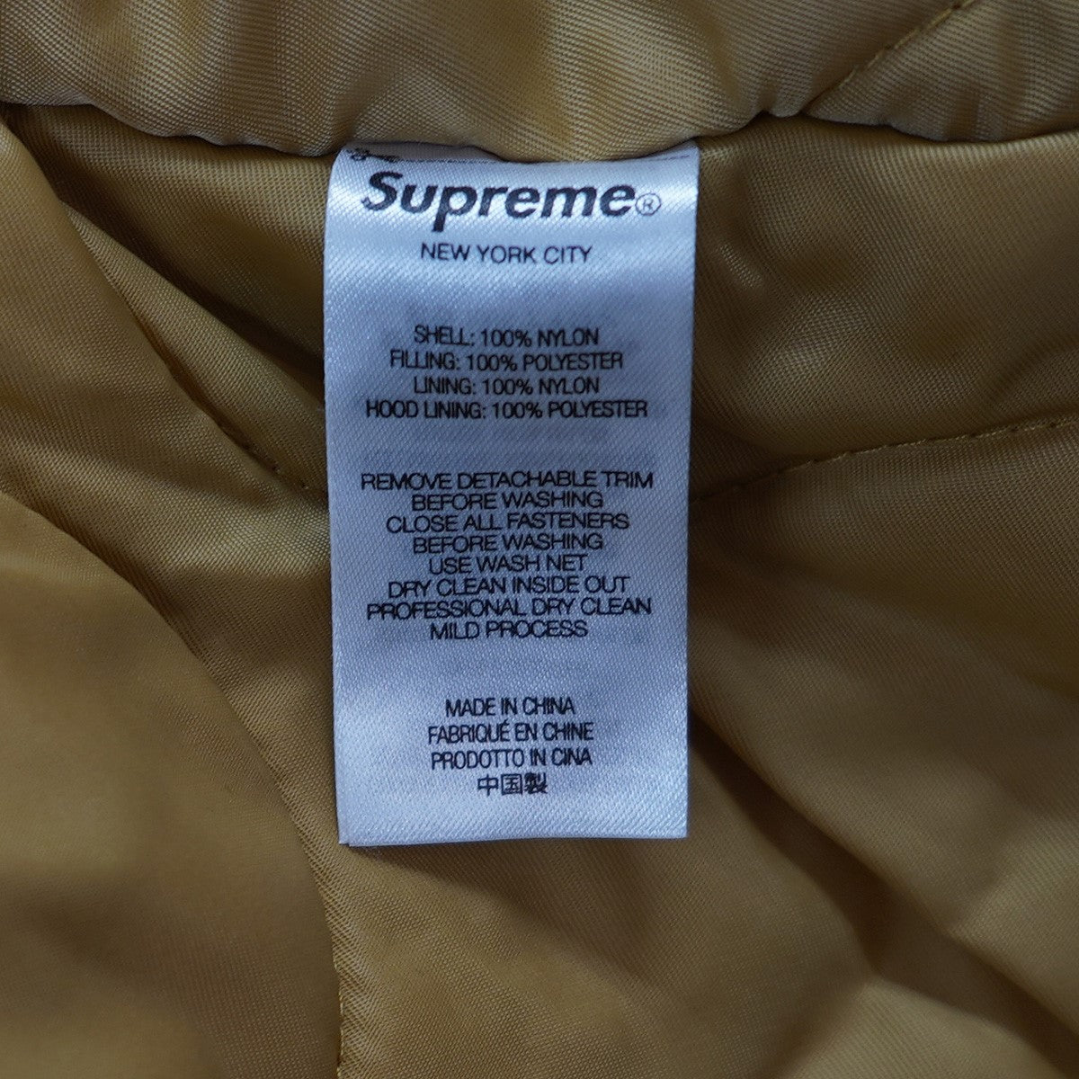 24AW Washed Flight Satin N-3B Parkaロゴ ウォッシュド フライト サテン N-3B パーカー 加工 ジャケット