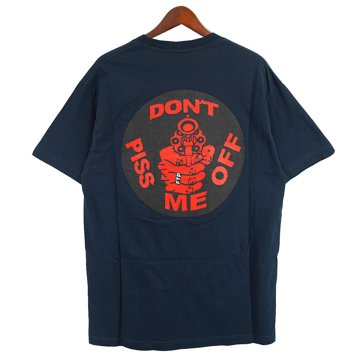 FTP Fuck The Population Don’t piss me off Tee 両面 ロゴ サークル Tシャツ 古着・中古-1枚目のアイテム画像