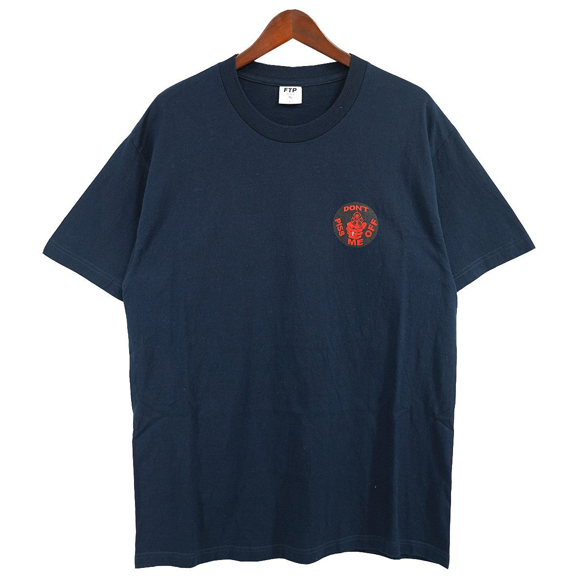 FTP Fuck The Population Don’t piss me off Tee 両面 ロゴ サークル Tシャツ 古着・中古-2枚目のアイテム画像