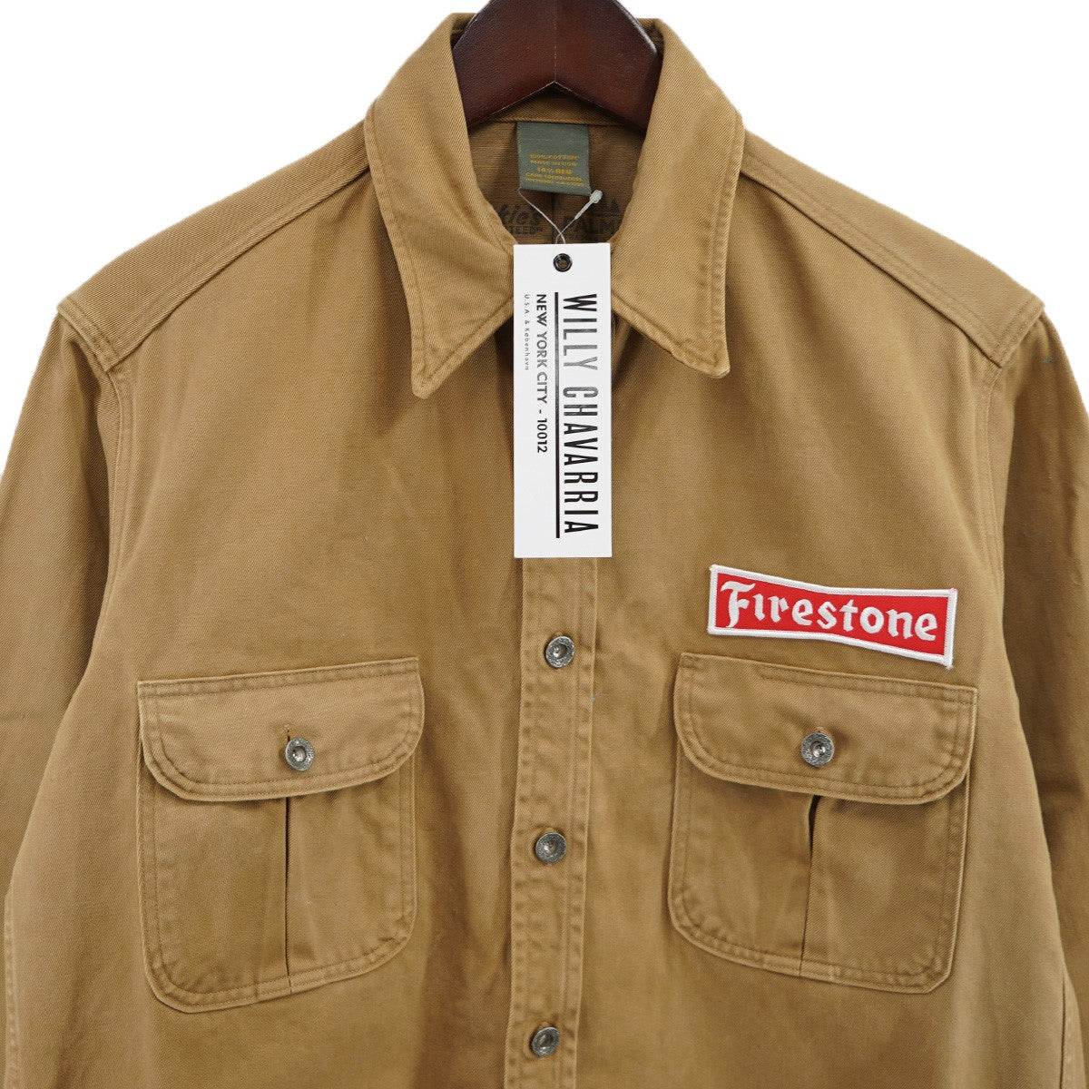 FIRESTONE CUSTOM PALMER TRADING COMPANYワッペンカスタム 加工シャツ