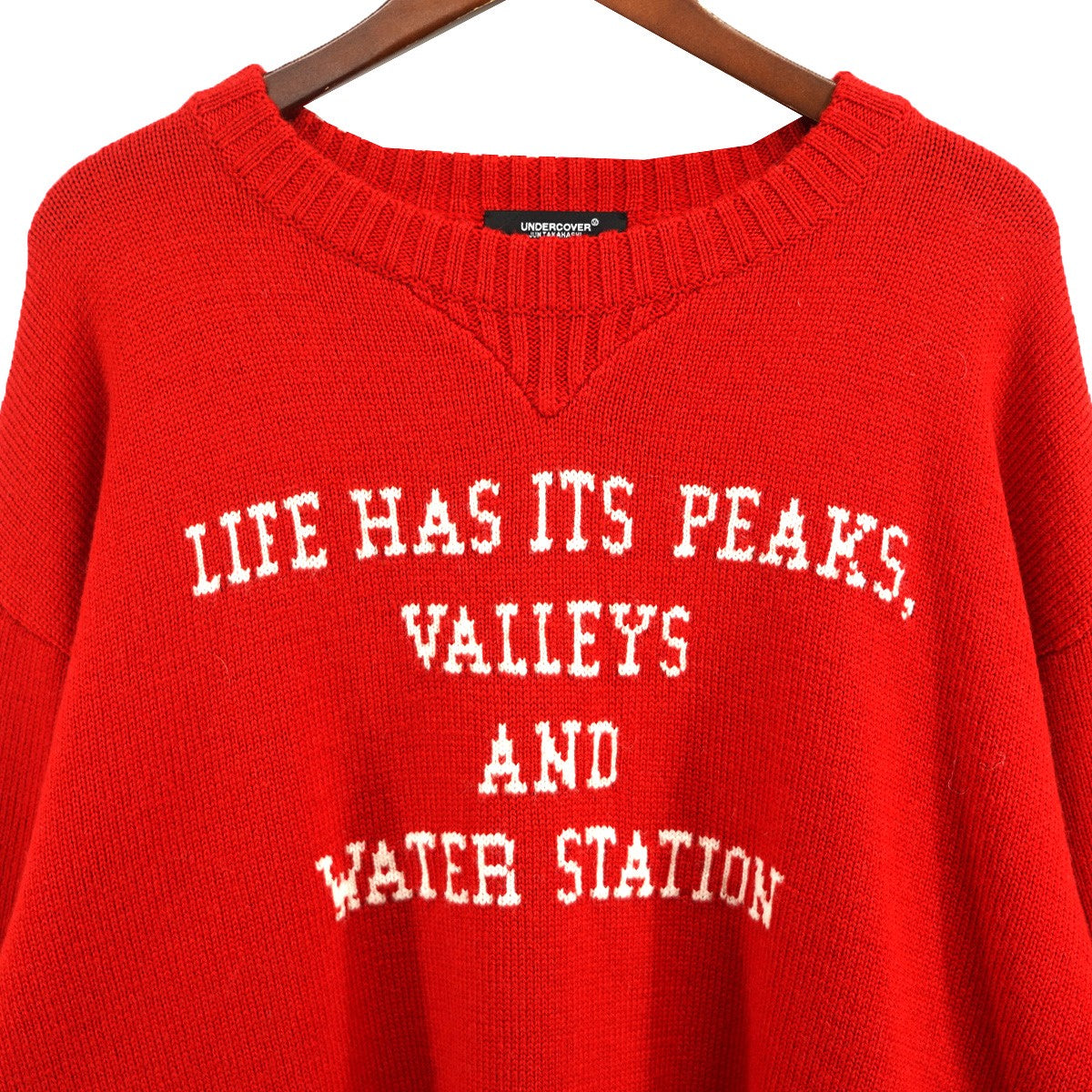 UNDERCOVER 22AW VALLEYS Pullover Knit プルオーバー ニット セーター 古着・中古-2枚目のアイテム画像