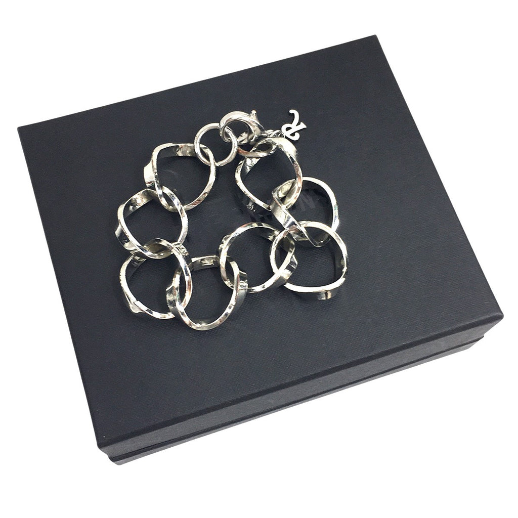 RAF SIMONS(ラフシモンズ) 22SS LINKED RINGS CHAIN BRACELETリンクド 