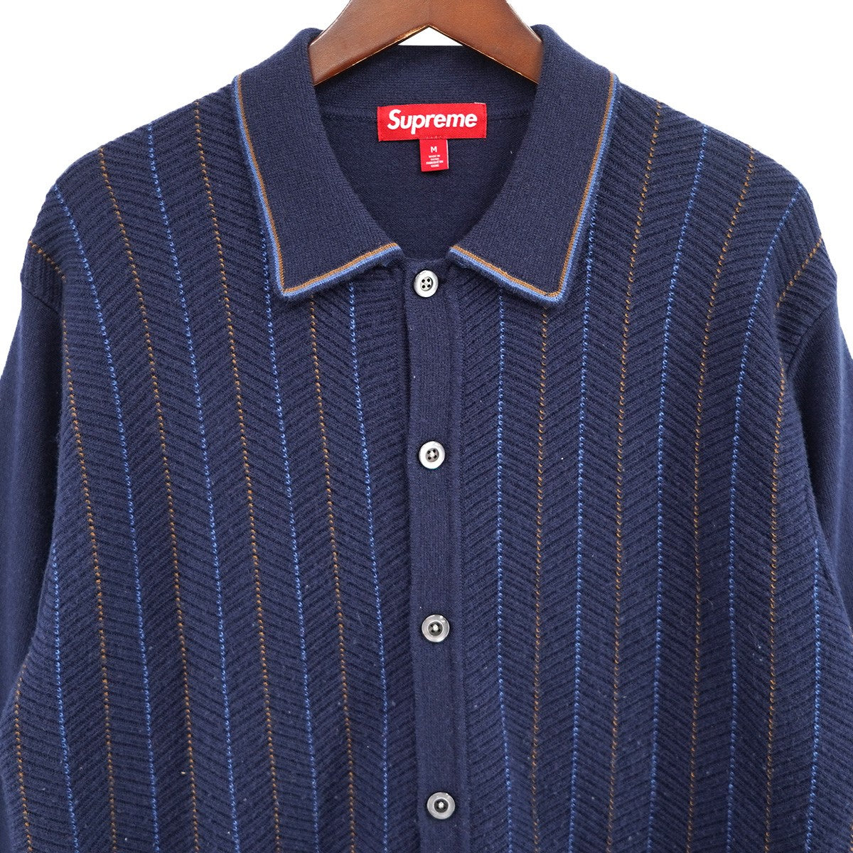 Supreme(シュプリーム) 25SS Herringbone Cardiganロゴ