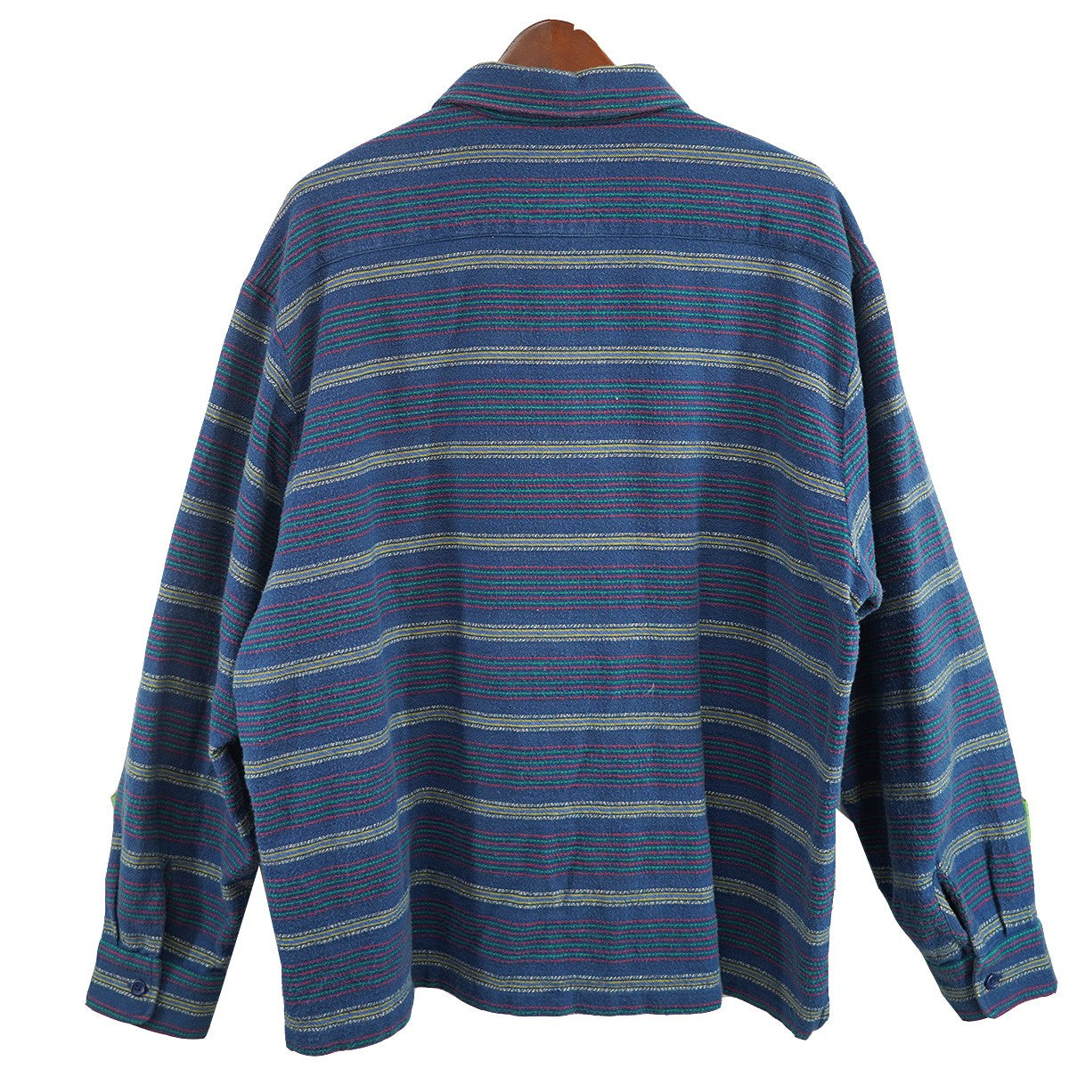 24AW Woven Stripe Shirtロゴ ウーブン ストライプ シャツ