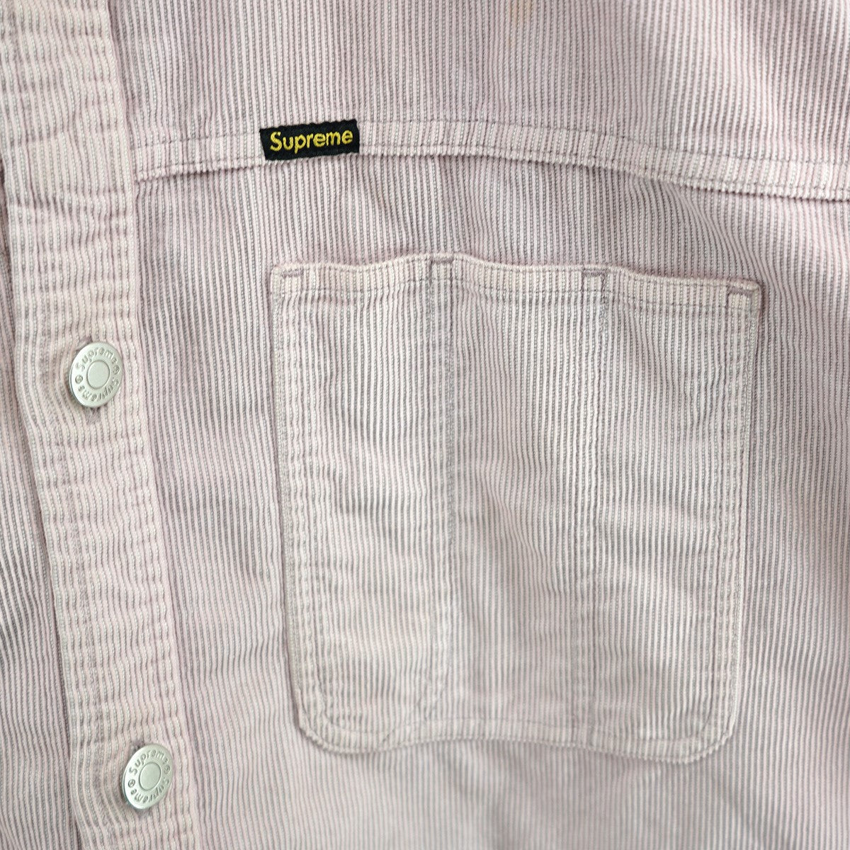 Supreme ダークグレー コーデュロイシャツ L Supreme ダークグレー コーデュロイシャツ L メンズ - トップス