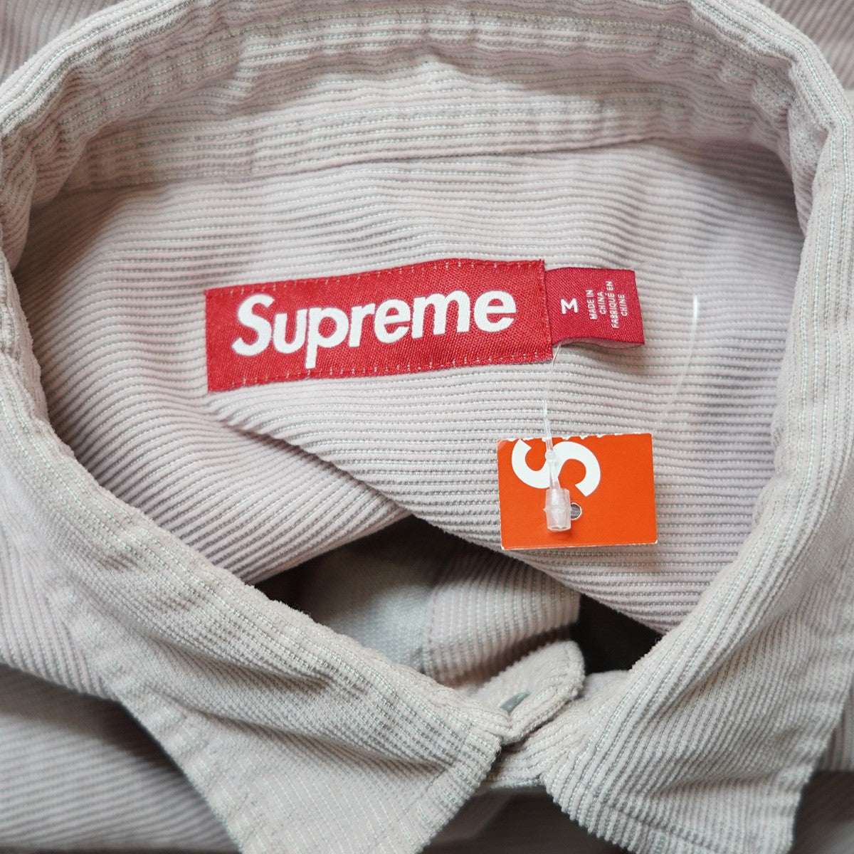 Supreme(シュプリーム) 25SS Washed Corduroy Shirtロゴ