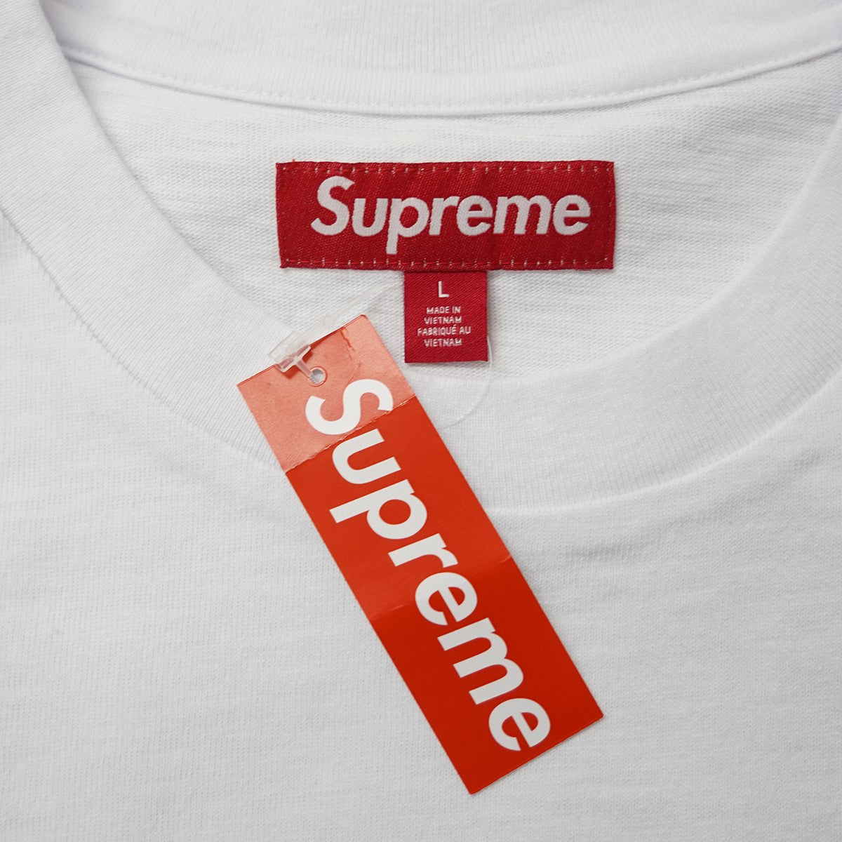 25FW Supreme Stick Tee シュプリーム ホワイト　Lサイズ Supreme Stick Tee 
