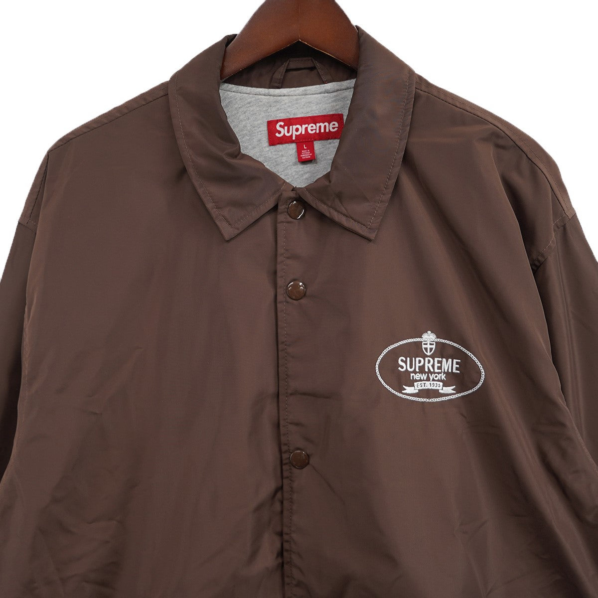 Supreme(シュプリーム) 24AW Crest Coaches Jacketクレスト 両面 ロゴ