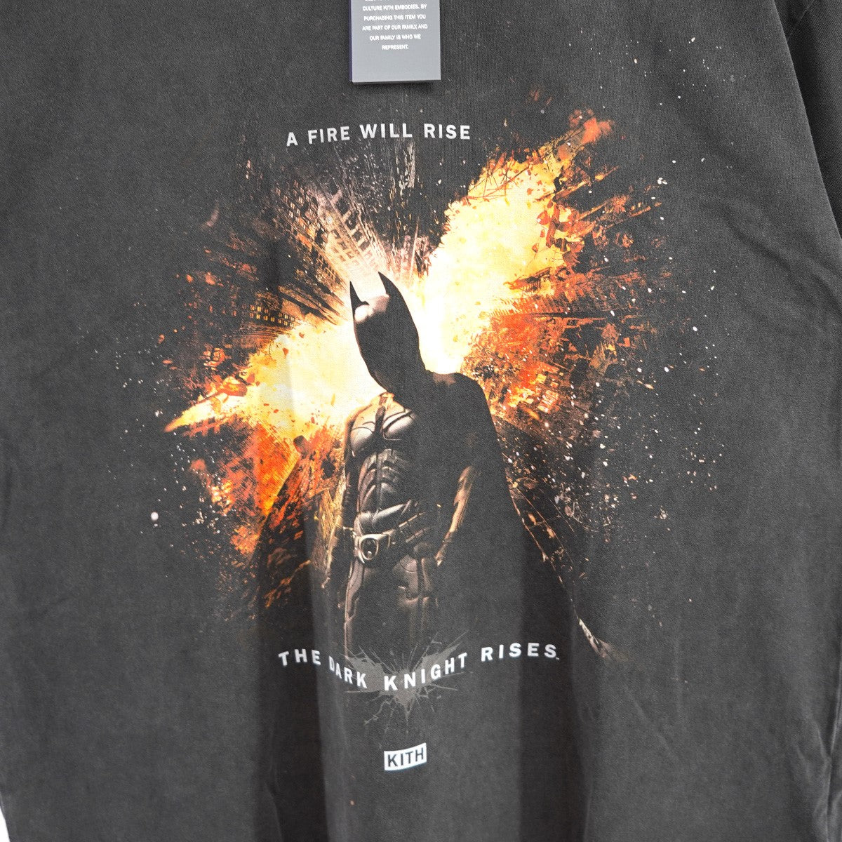 KITH×Batman 24AW Batman Dark Knight Rises Vintage Teeダーク