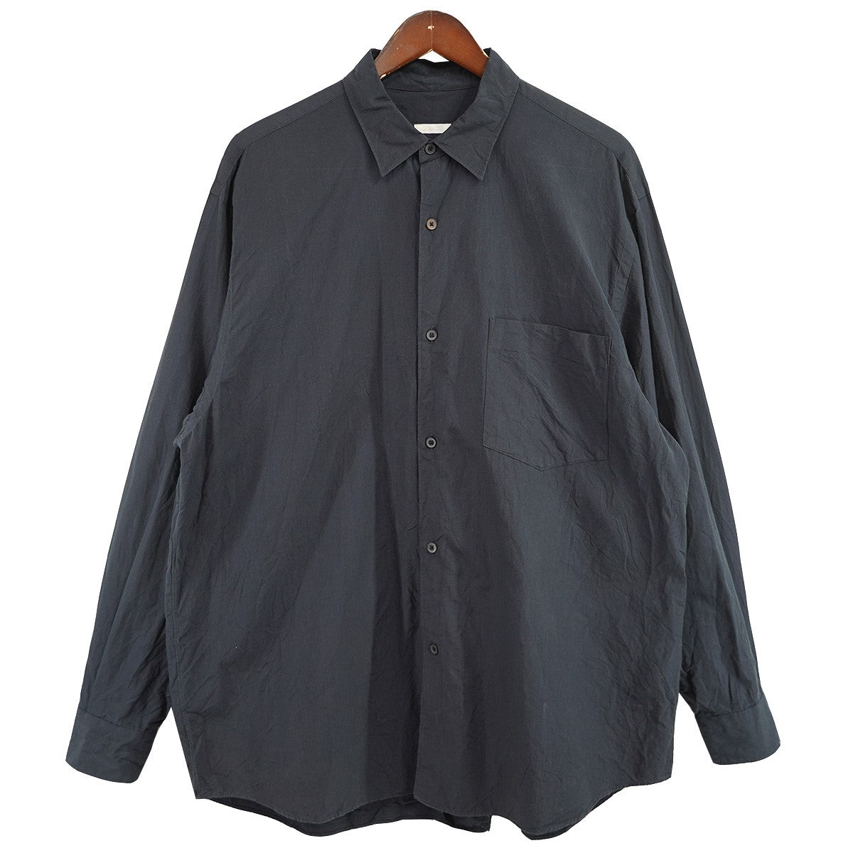 COMOLI(コモリ) 25SS コモリシャツ B01-02001 ネイビー サイズ 2