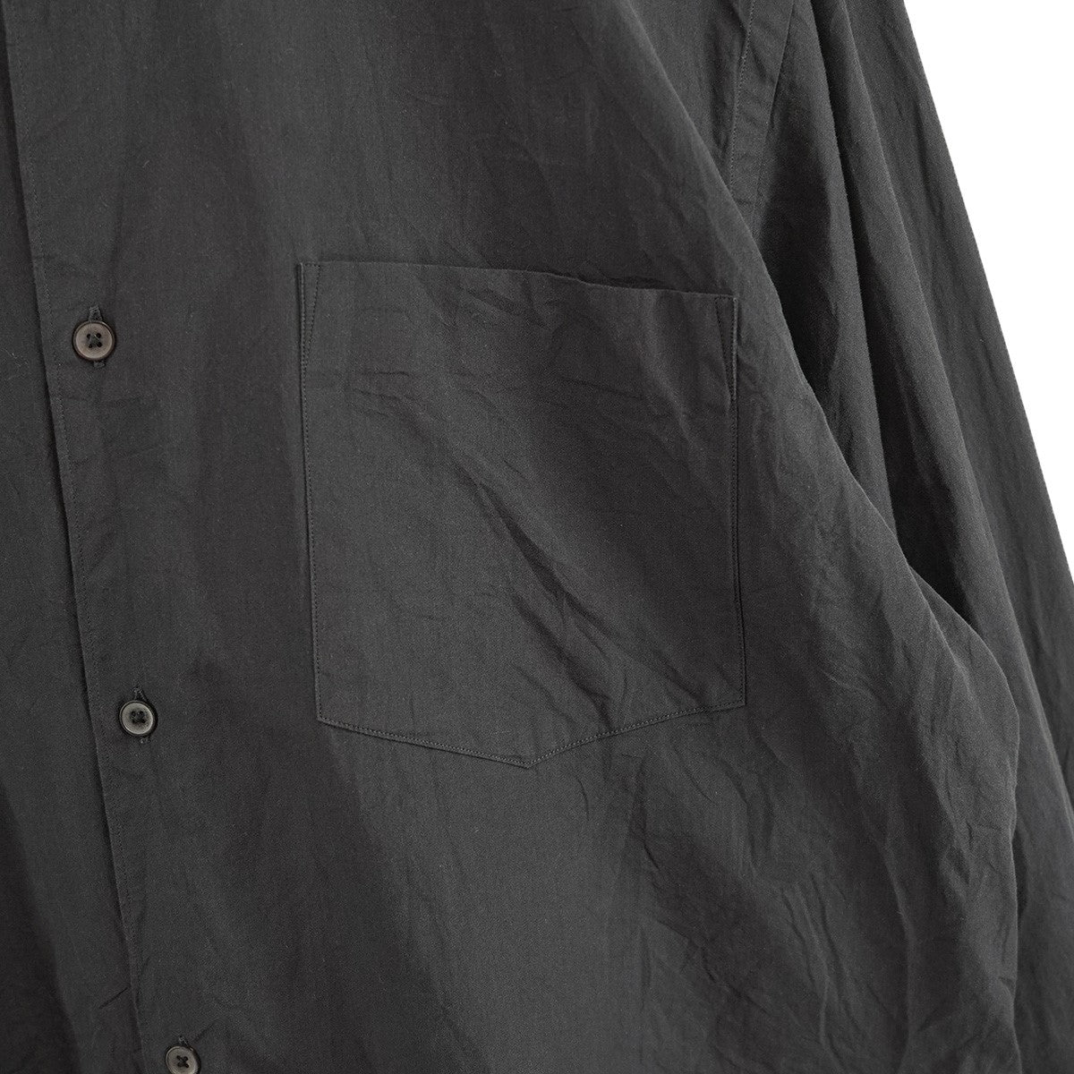 COMOLI(コモリ) 25SS コモリシャツ B01-02001 ネイビー サイズ 2