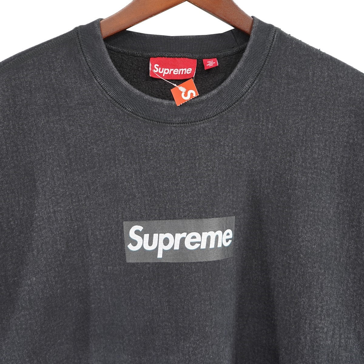 Supreme(シュプリーム) 25SS Washed Box Logo Crewneck 加工
