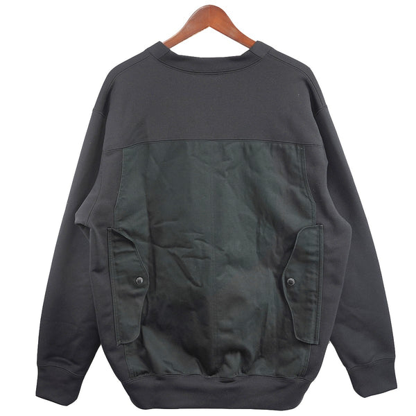 COMME des GARCONS エステル裏毛 バックサテン 切替カーディガン COMME des GARCONS HOMME(コムデギャルソンオム) エステル裏毛 × 綿