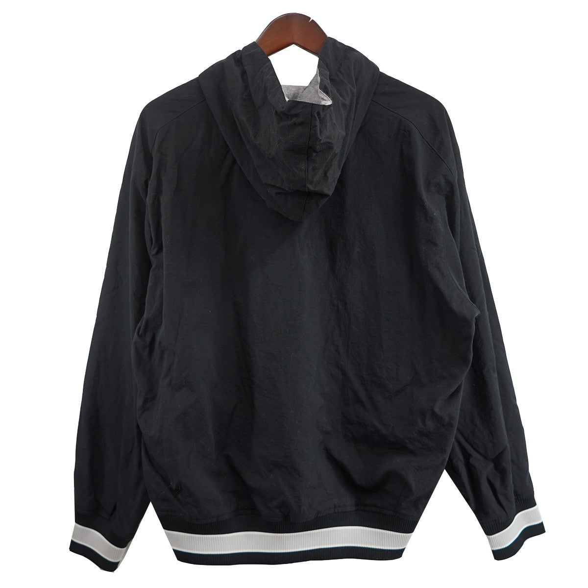ハーフジップ ナイロン パーカー