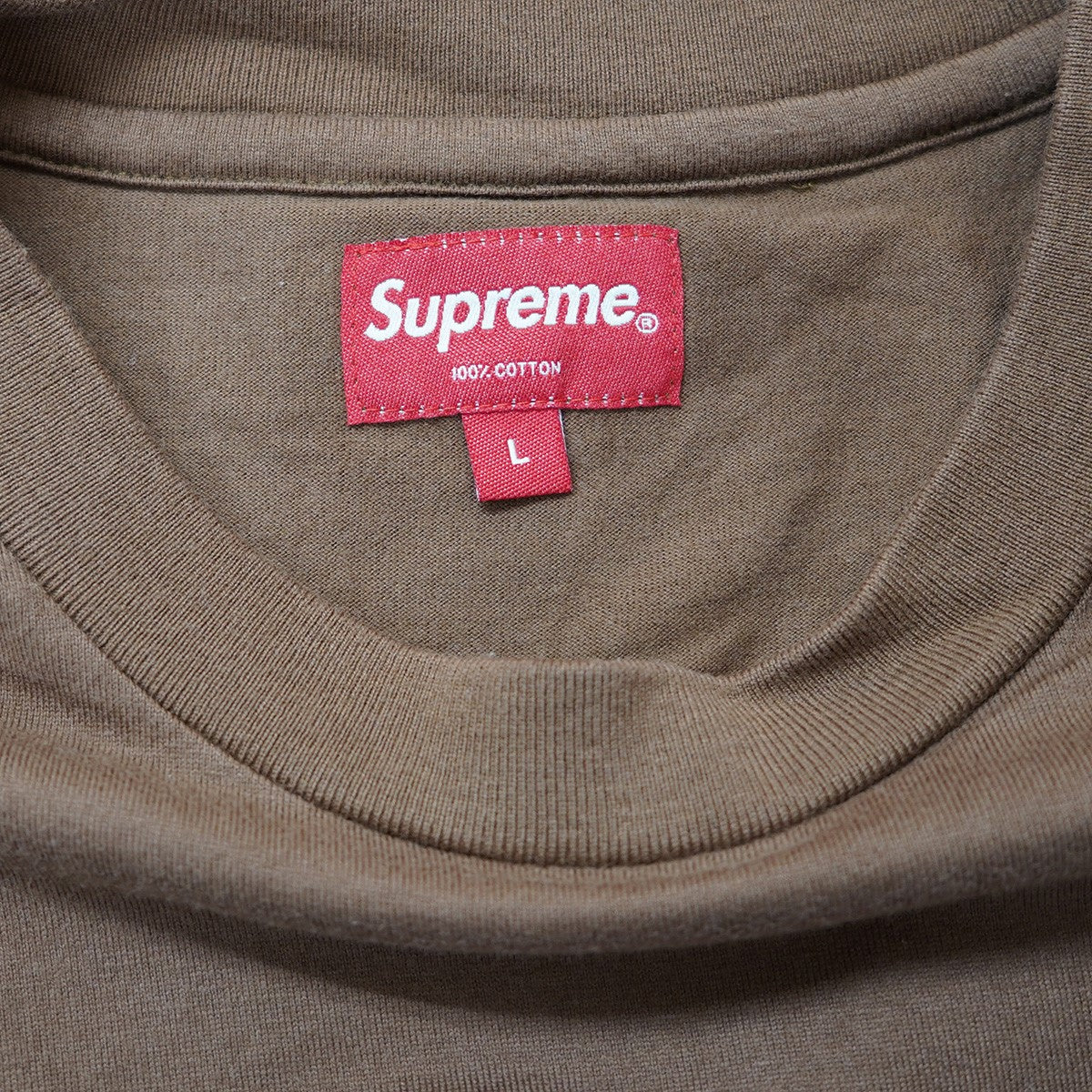 Supreme 21AW Gonz Nametag S／S Topゴンズ ネームタグ パッチ ロゴ エスエス トップ Tシャツ 古着・中古-6枚目のアイテム画像