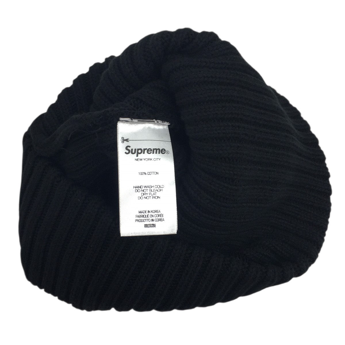 Supreme Overdyed Beanie メタリックブラック メタリック黒 Supreme Overdyed Beanie 25SS