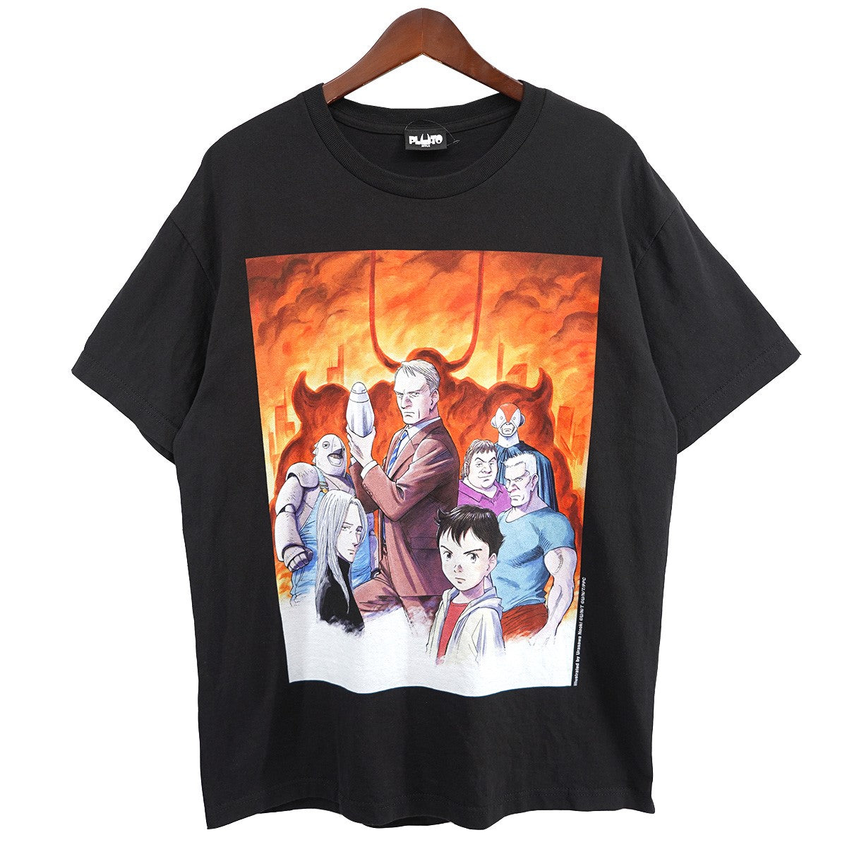 PLUTO×weber×Netflix 23AW greatest robot on earth t shirtコラボ 浦沢直樹 漫画 アニメ Tシャツ 古着・中古-1枚目のアイテム画像