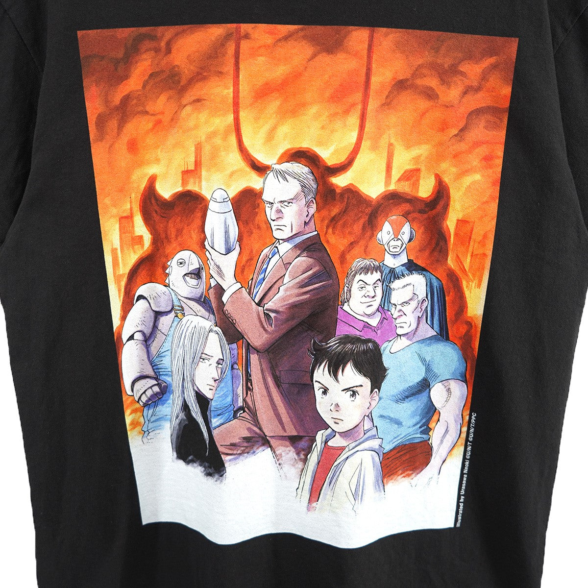 PLUTO×weber×Netflix 23AW greatest robot on earth t shirtコラボ 浦沢直樹 漫画 アニメ Tシャツ 古着・中古-2枚目のアイテム画像