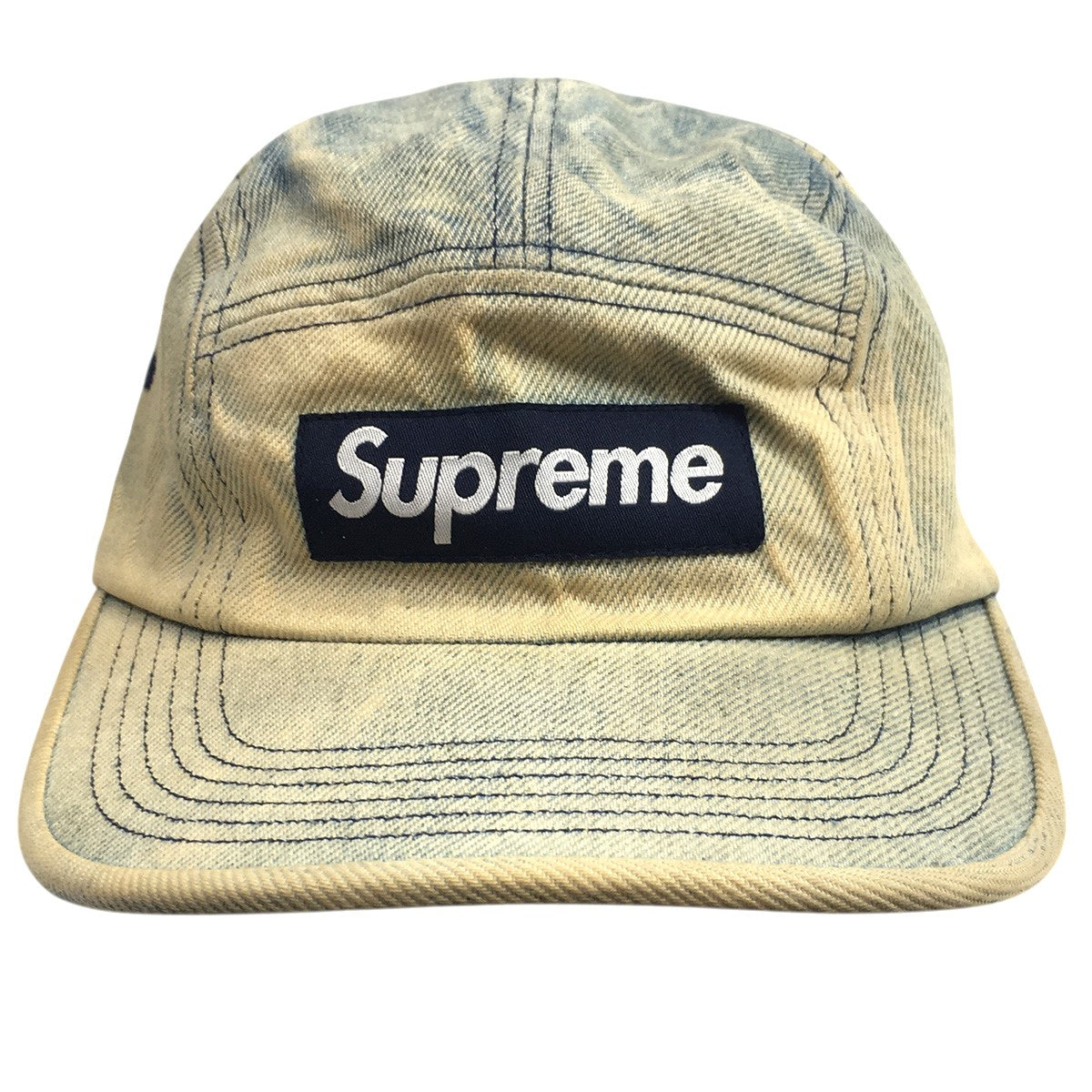 シュプリーム ウォッシュド チノ ツイル キャンプ キャップ FW22 ブラウン シュプリーム☆チノツイルキャンプキャップ☆Washed Chino