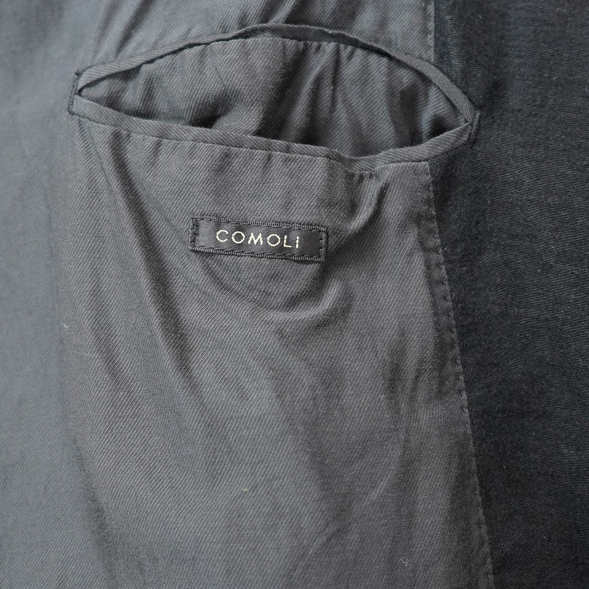 COMOLI(コモリ) 24AW リネン起毛 スタンドカラージャケット 定価