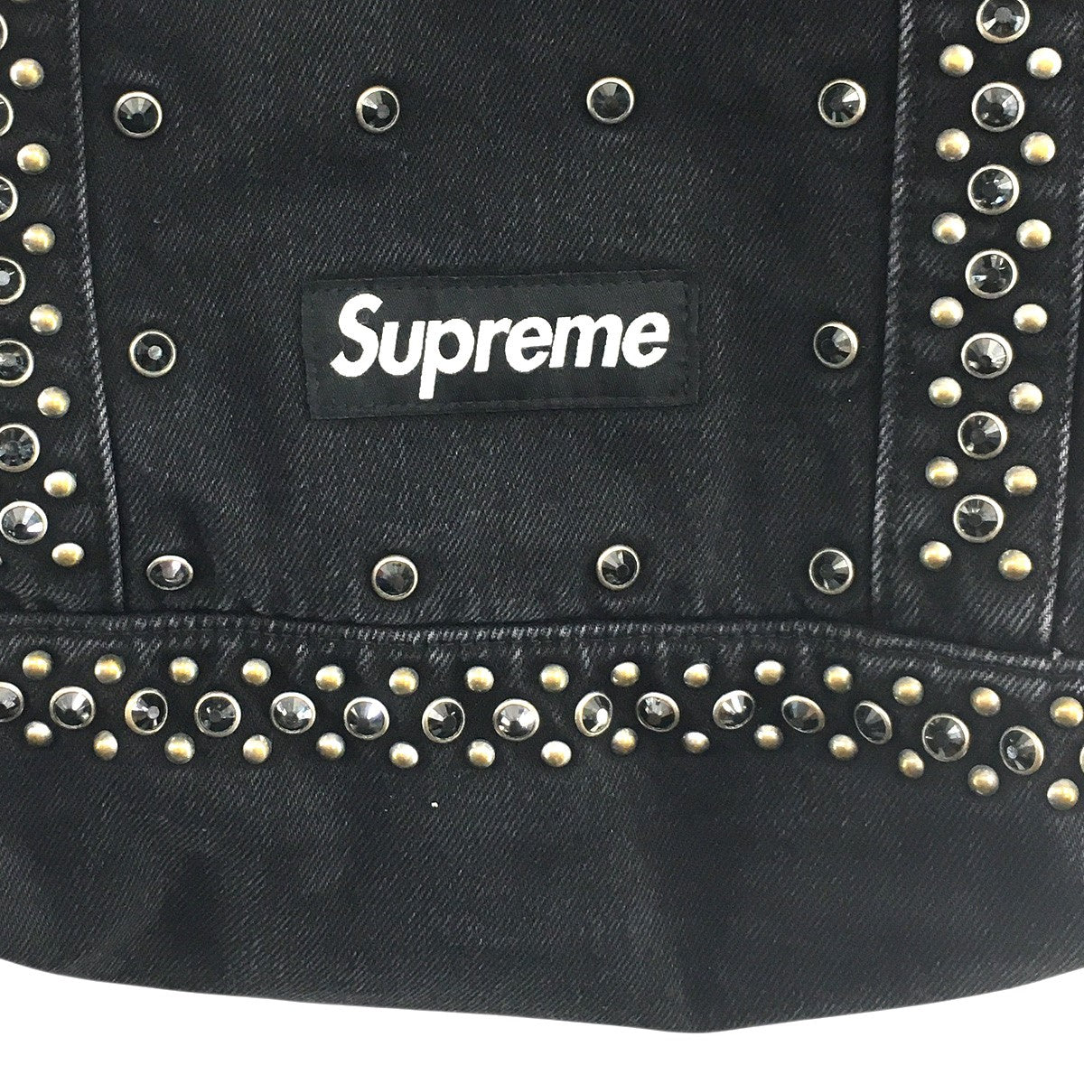 C:COMさん専用シュプリーム x ビービーサイモン デニムトートバッグ \"ブラ Supreme(シュプリーム) 25SS b．b． Simon Denim Tote Bag