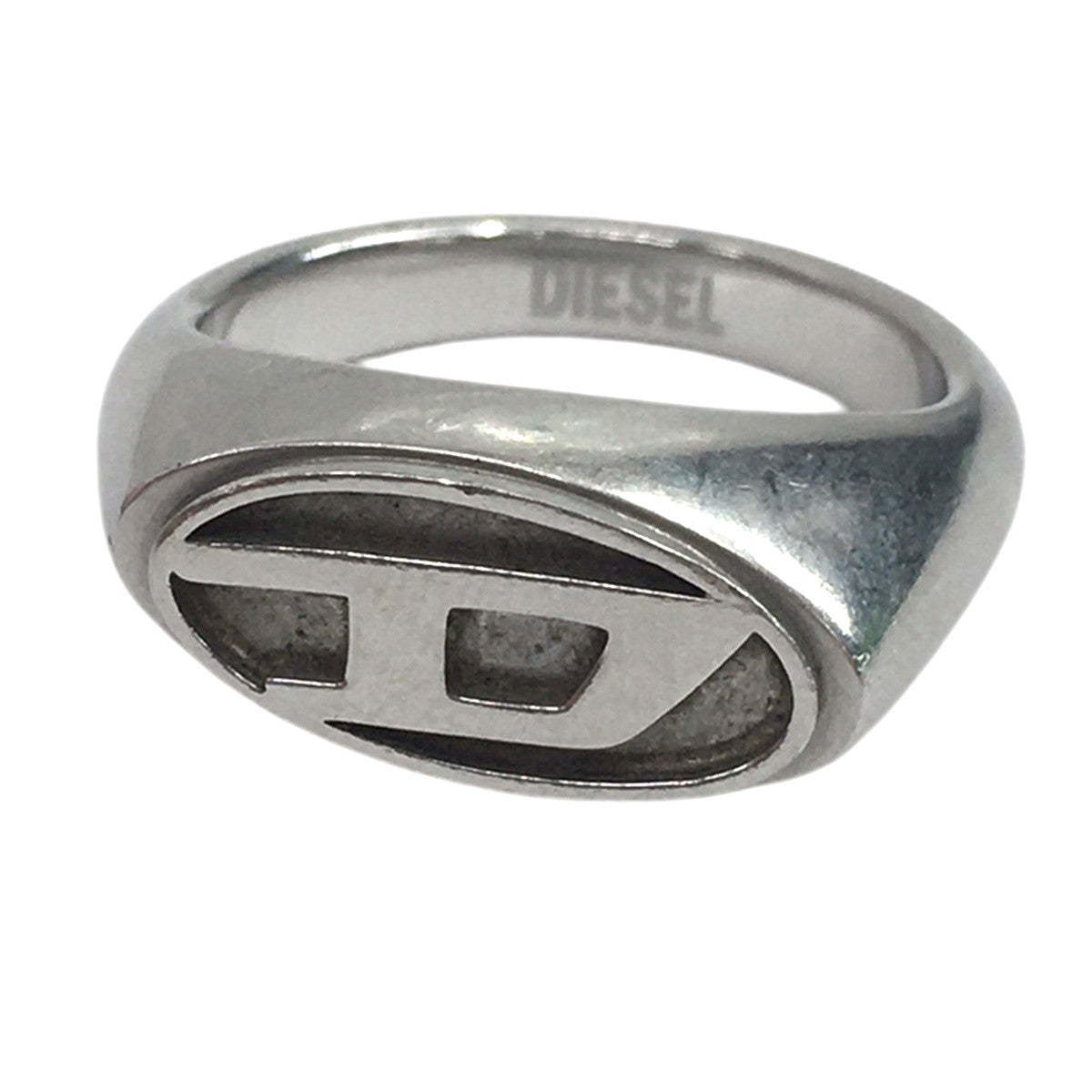 DIESEL(ディーゼル) Stainless Steel Band Ringリング シルバー