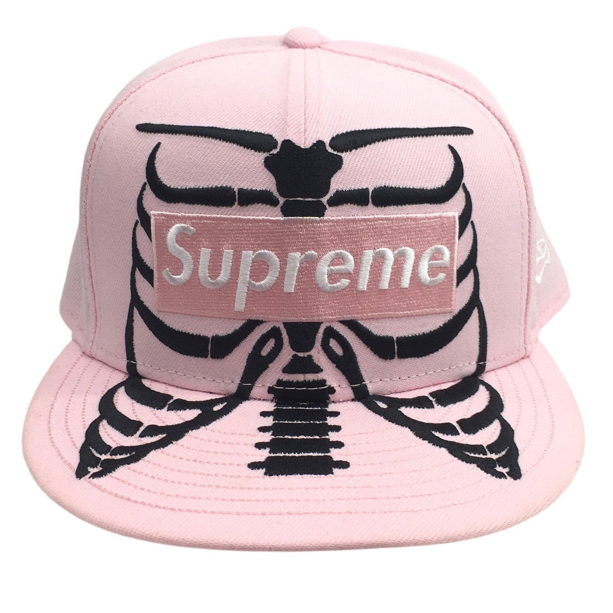 ☆Supreme キャップ☆ベビーピンク☆ほとんど未使用 Supreme×New Era 25SS Bones Box Logo New Eraボーンズ ボックス