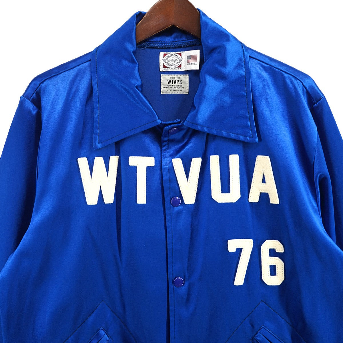 VINTAGE SATIN WINDBREAKER JACKETロゴ ヴィンテージ サテン ウィンドブレーカー ジャケット