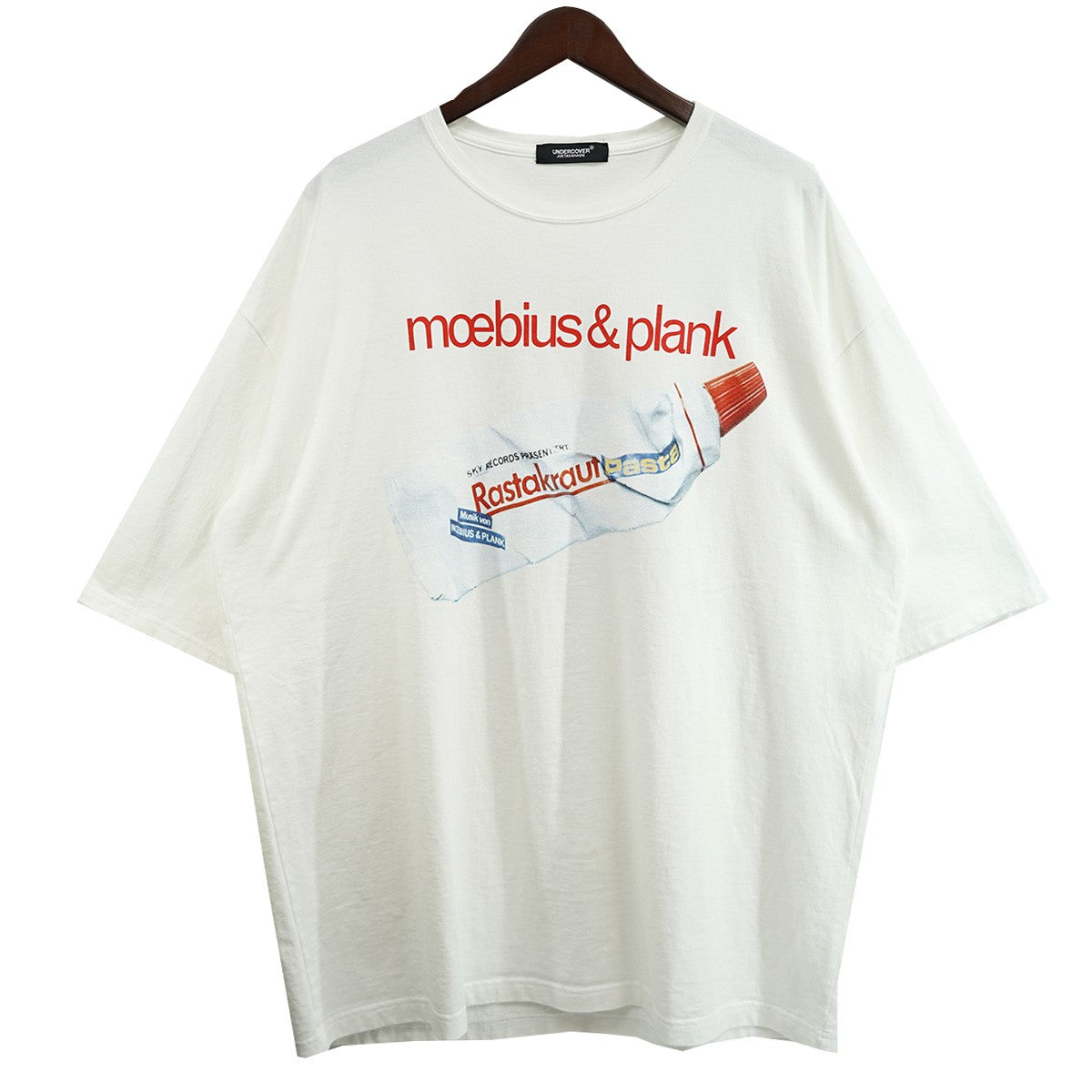 UNDERCOVER 25AW TEE Print Rastakraut／WHITEグラフィック フォト オーバーサイズ Tシャツ 古着・中古-2枚目のアイテム画像