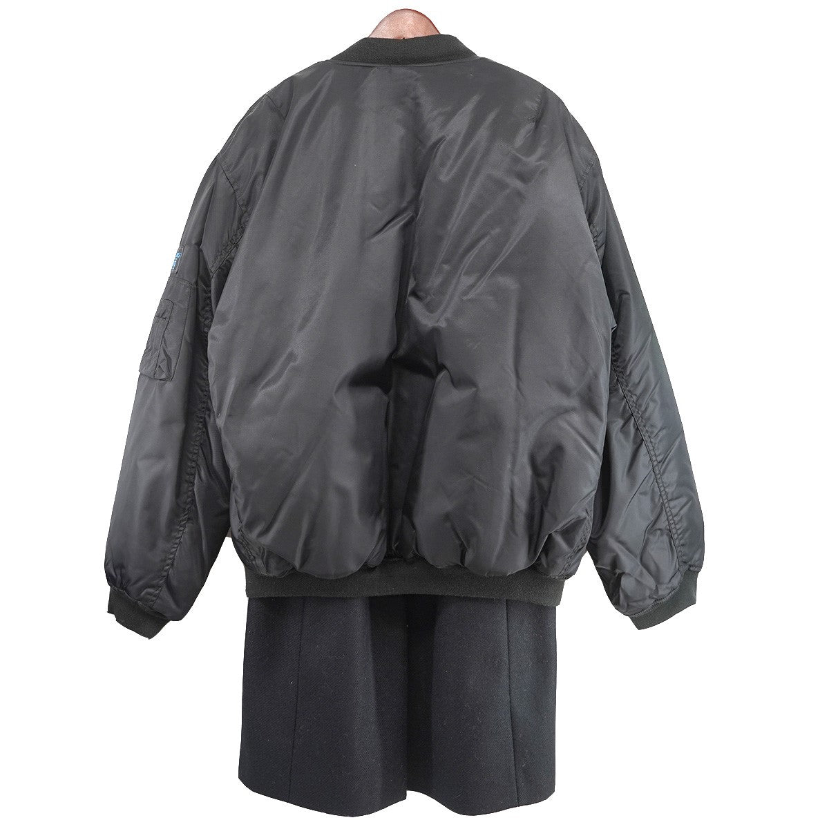 RAF SIMONS(ラフシモンズ) 20AW NYLONPATCHED BOMBER WITH WOOL