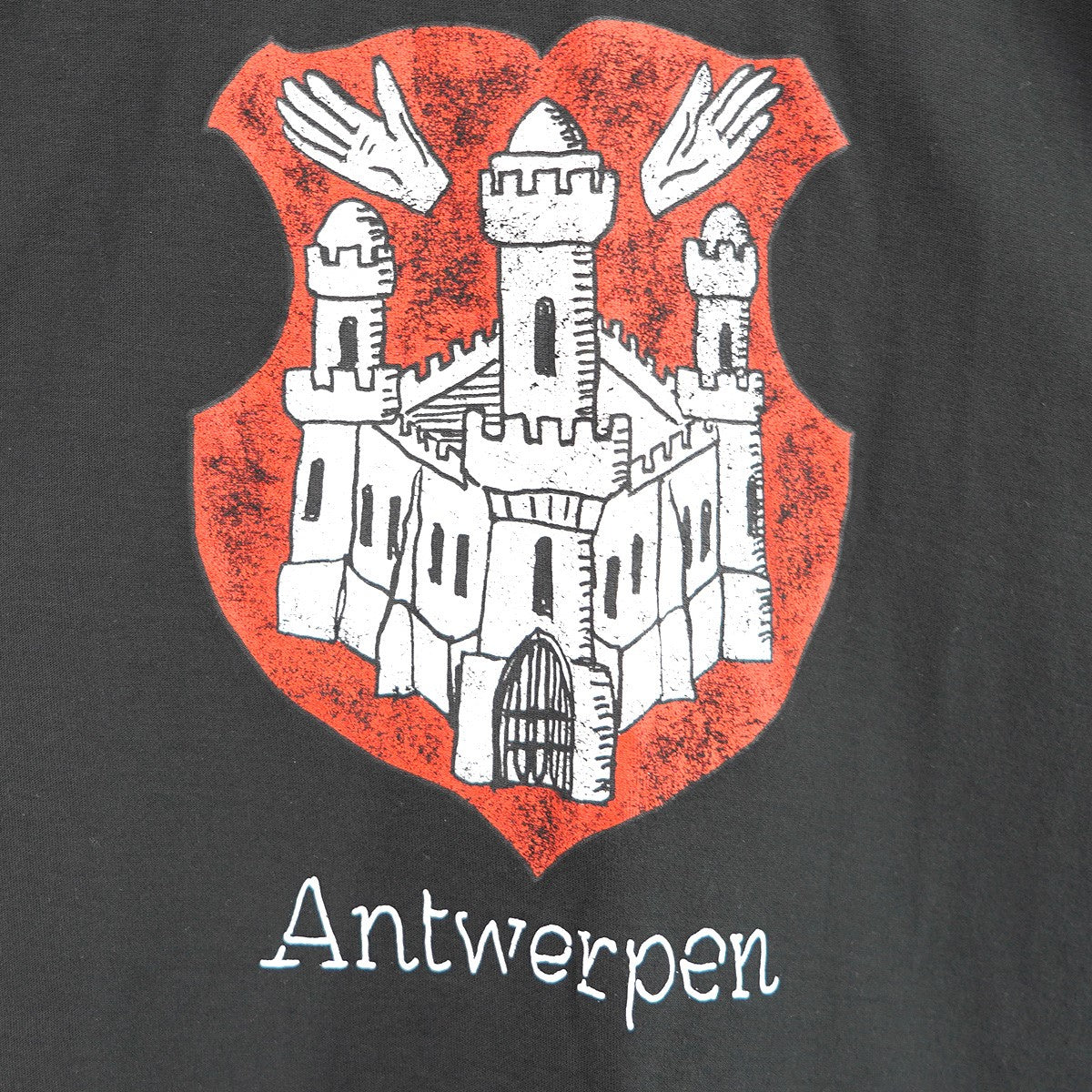 BALENCIAGA 24AW ANTWERPEN INSIDE-OUT T-Shirtデストロイ ダメージ加工 アントウェルペン アントワープ オーバーサイズ Tシャツ 古着・中古-3枚目のアイテム画像