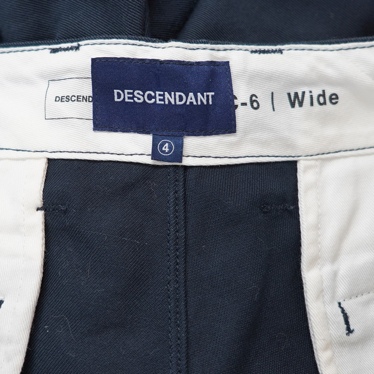 DESCENDANT DC-6 WIDE グリーン チノパン　2 DESCENDANT DC-6 WIDE グリーン チノパン 2 DESCENDANT DC-6