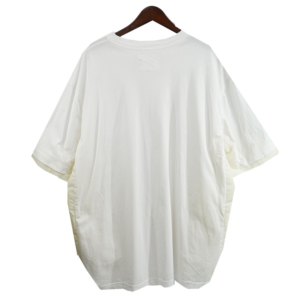 sacai 24AW Nylon Twill x Cotton Jersey T-Shirtナイロン ツイル 切替 コットン ポケット Tシャツ 古着・中古-3枚目のアイテム画像