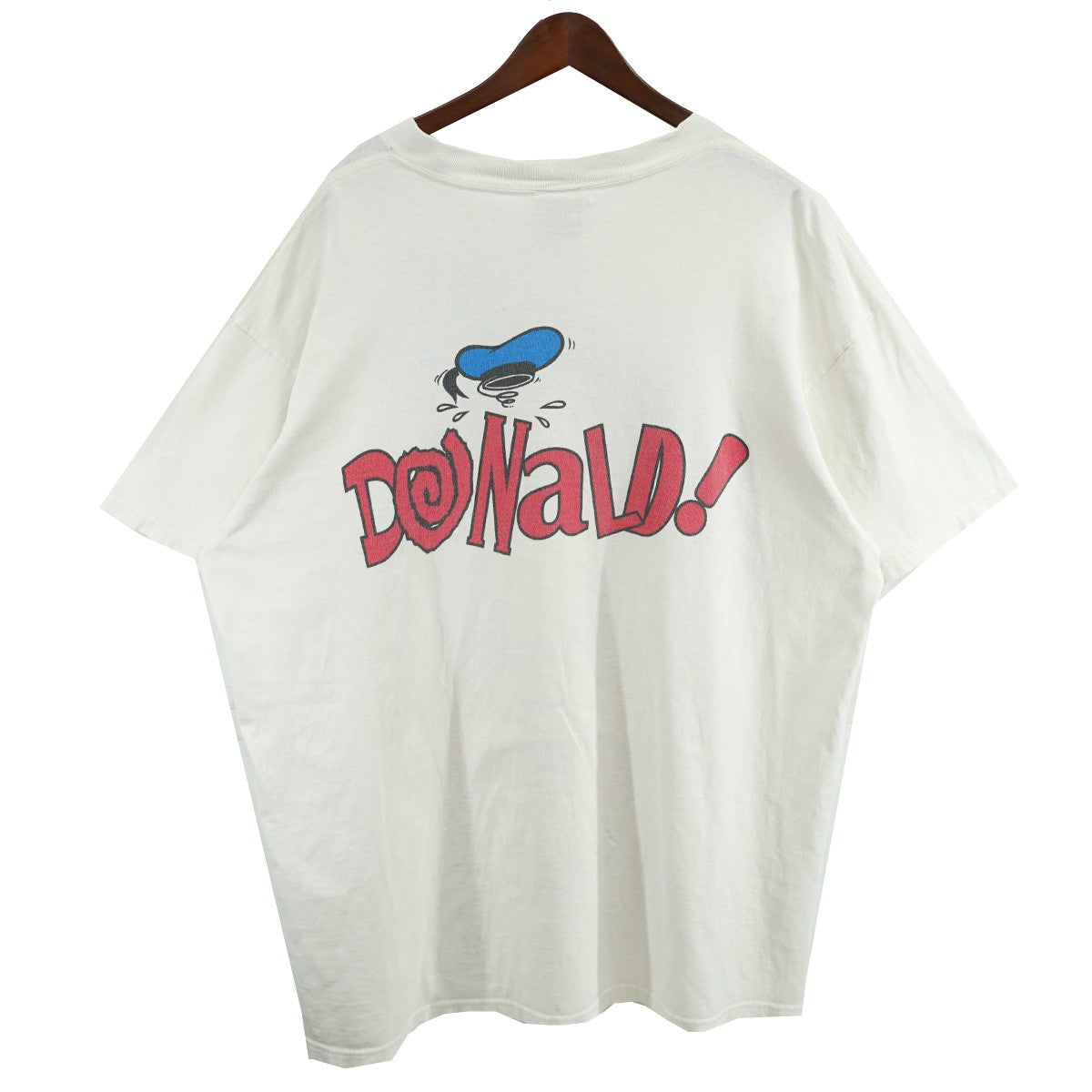 VINTAGE 90s Disney Vintage Donald Face Teeディズニー ヴィンテージ ドナルド ダック ロゴ フェイス Tシャツ 古着・中古-2枚目のアイテム画像